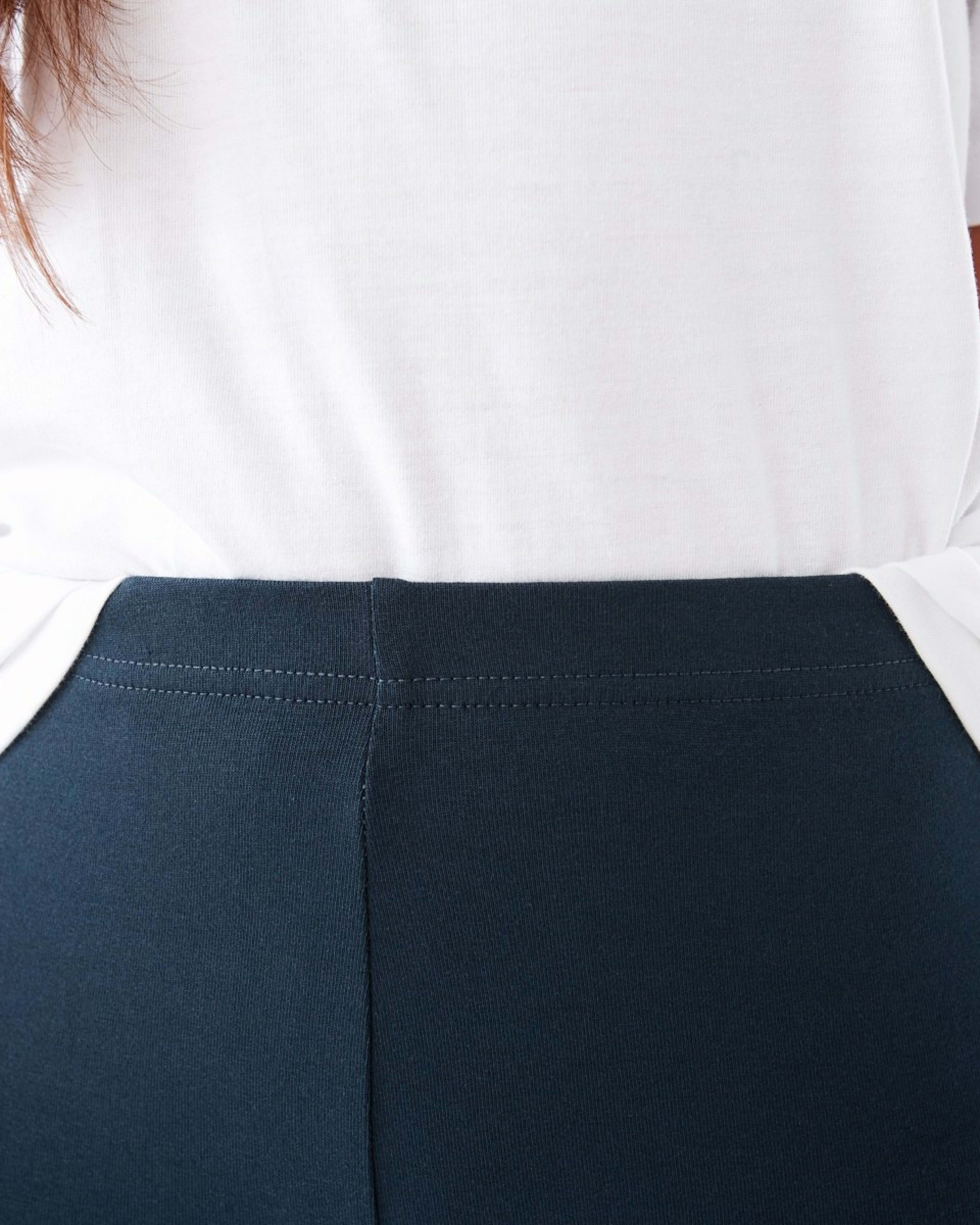 3 Plain Full Length Leggings DRESS BLUE, 3 of 8