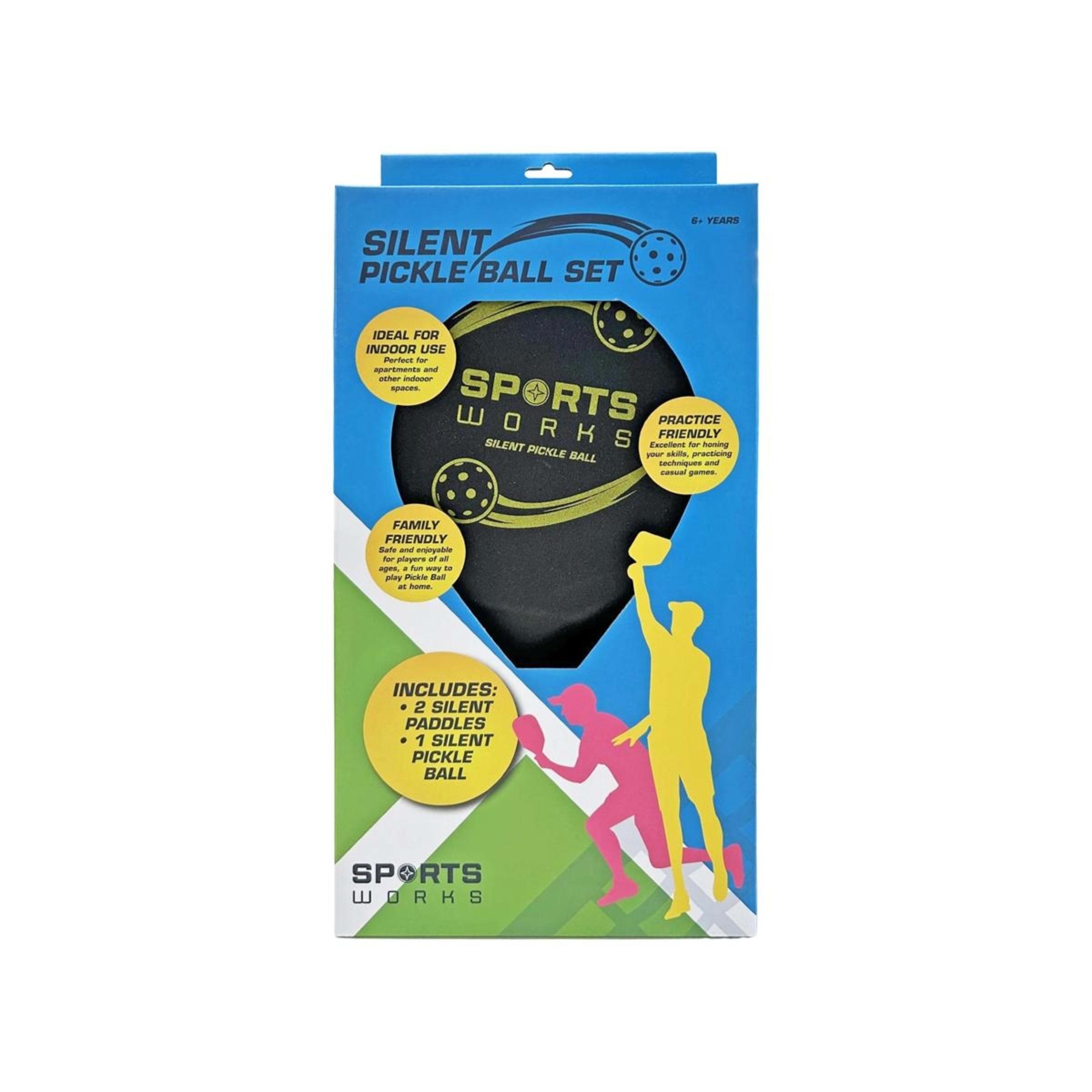 4 Sports Works Silent Pickle Ball Set, 4 of 4