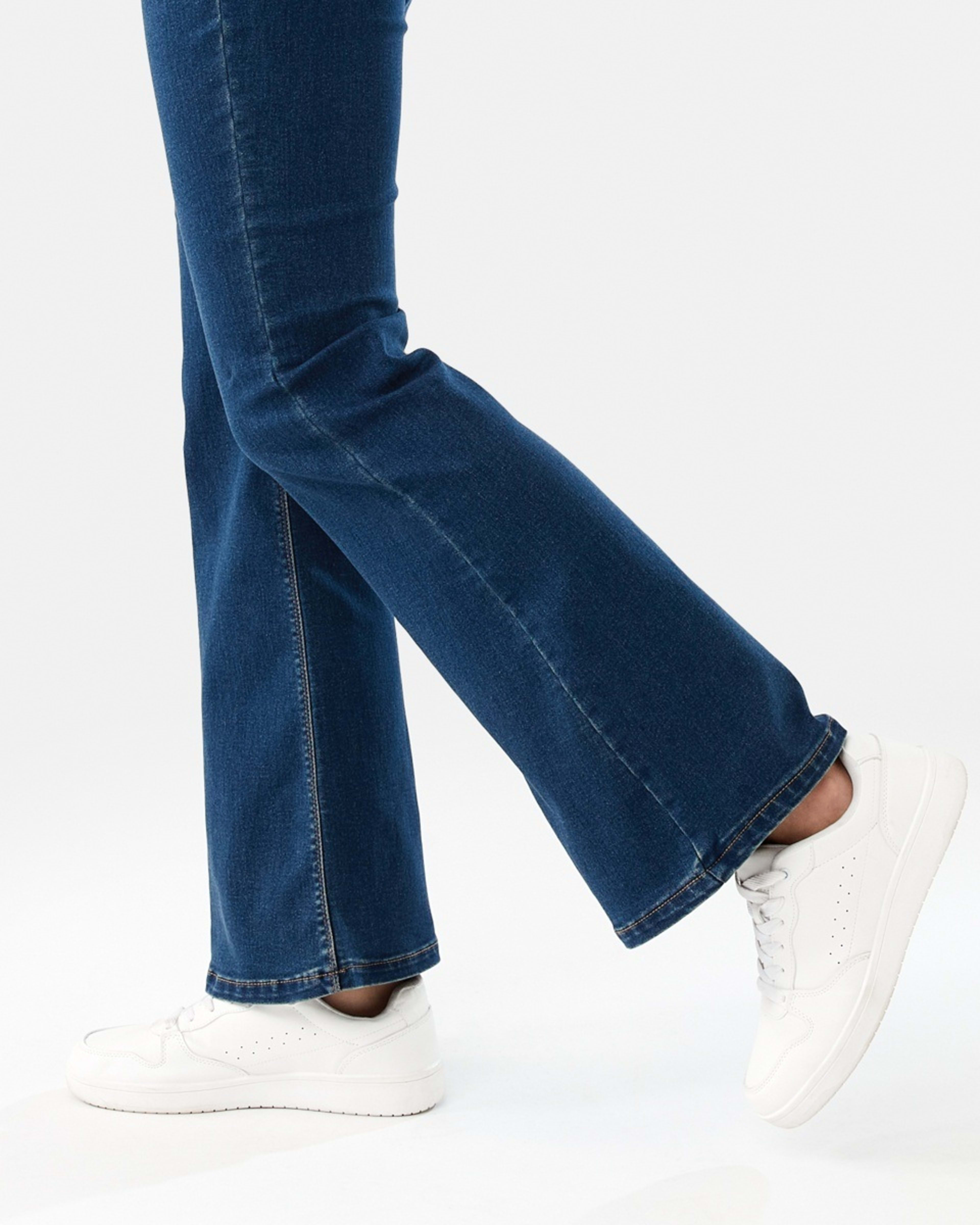 8 Flare Denim Jeggings DARK WASH, 8 of 8
