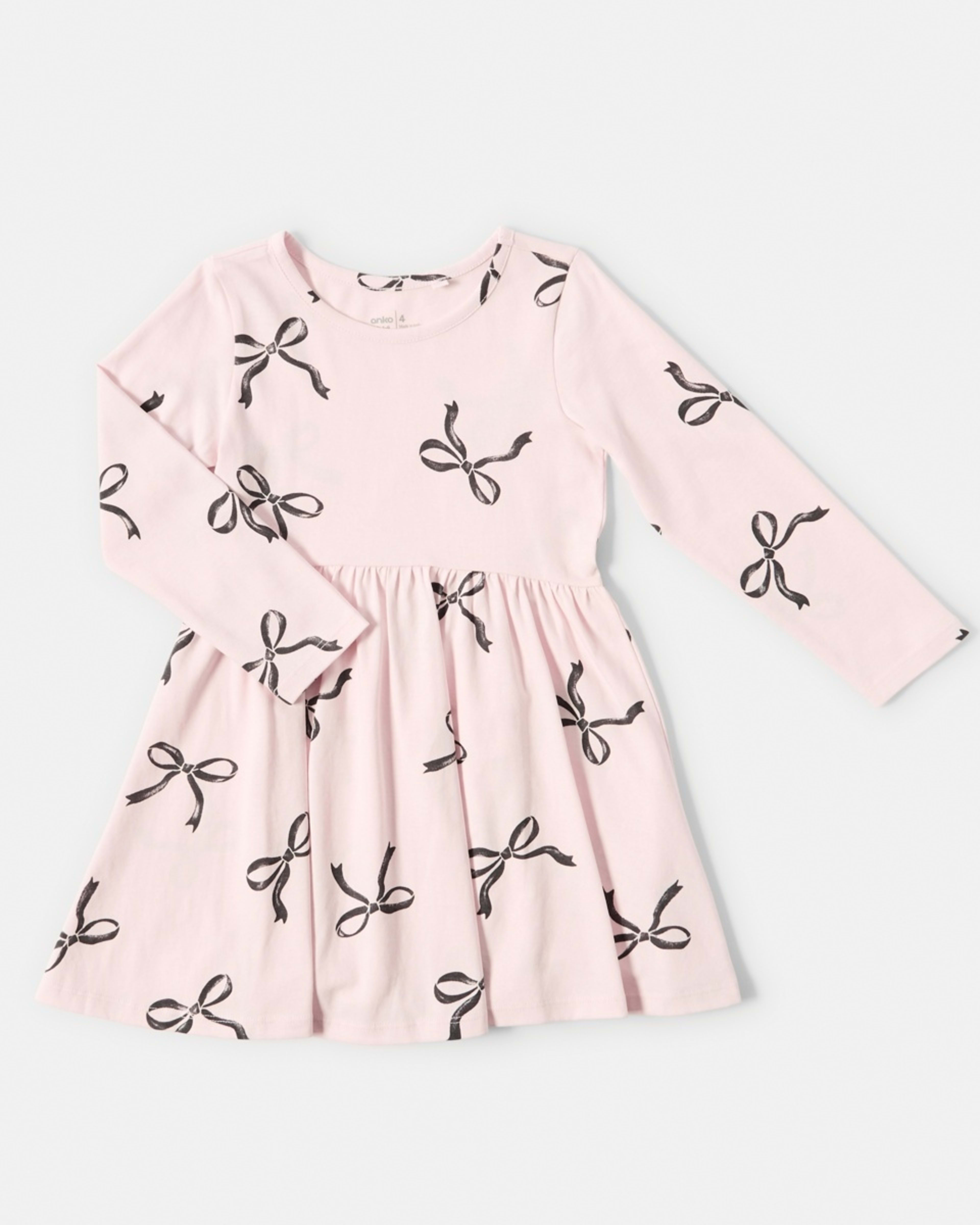 8 Long Sleeve Jersey Dress Ribbon, 8 of 9