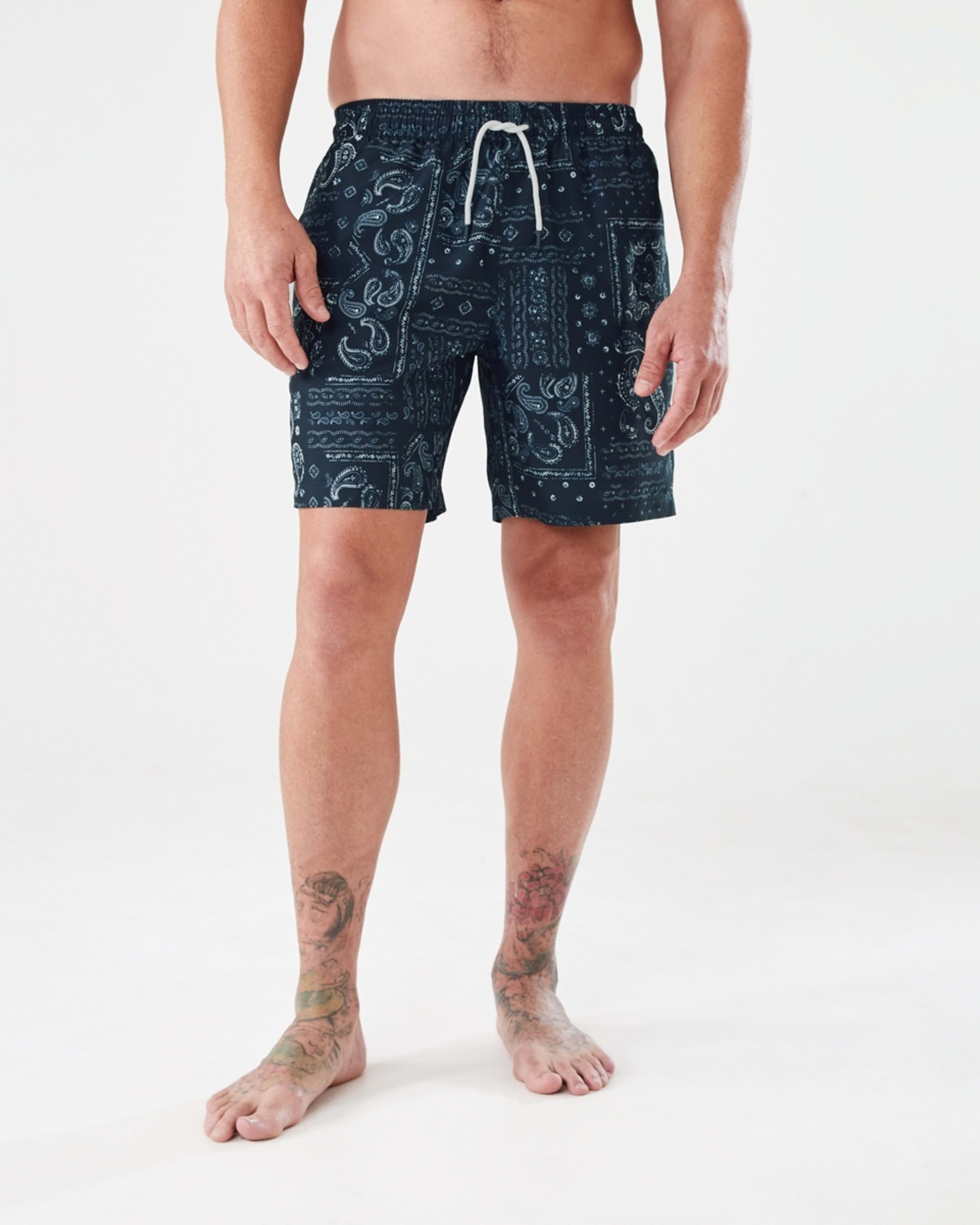 6 Regular Print Boardshorts ABSTRACT PAISLEY SKY CAPTAIN, 6 of 6