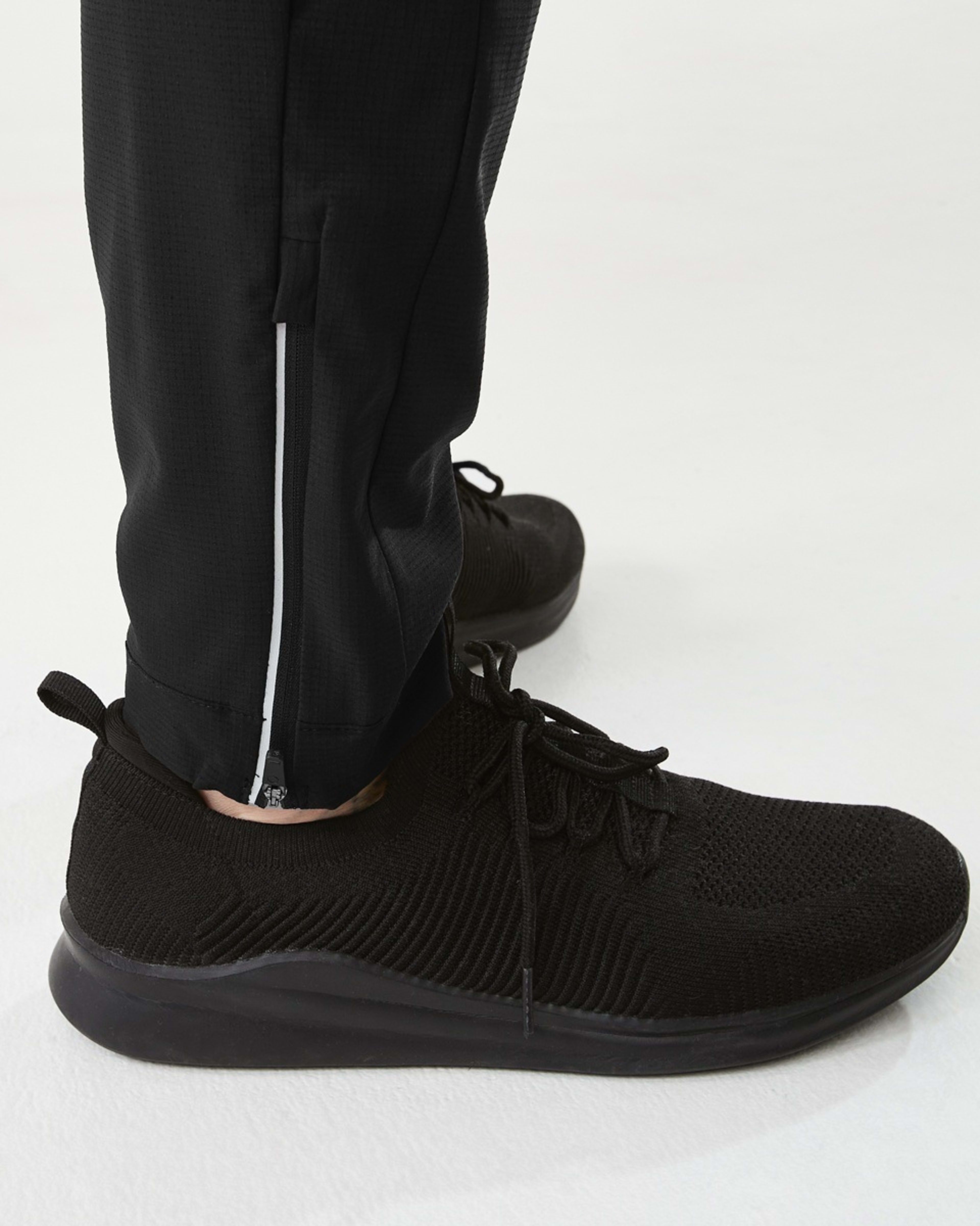 7 Active Mens Stretch Woven Joggers BLACK, 7 of 7