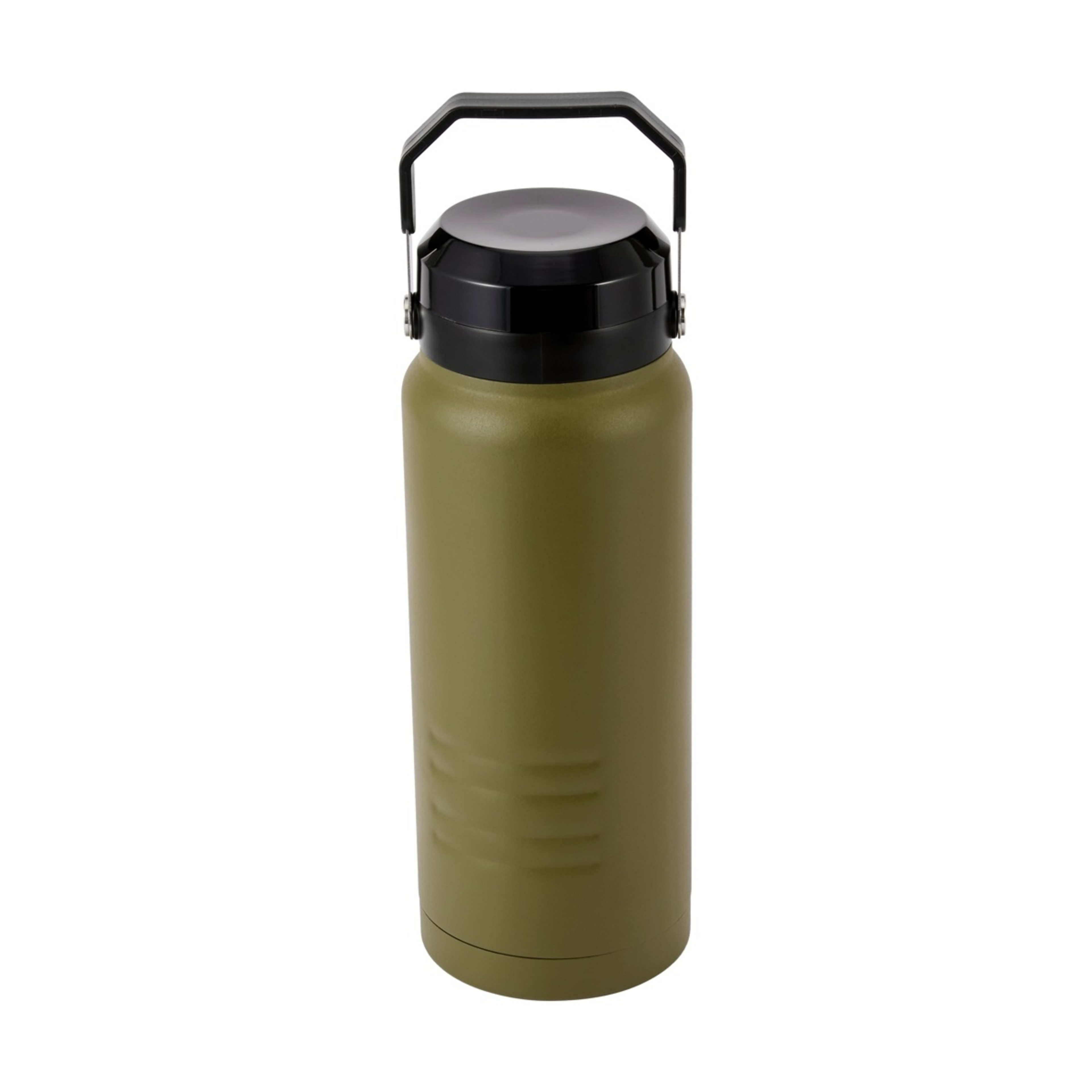 1 2L Khaki Stainless Steel Top Handle Drink Bottle
