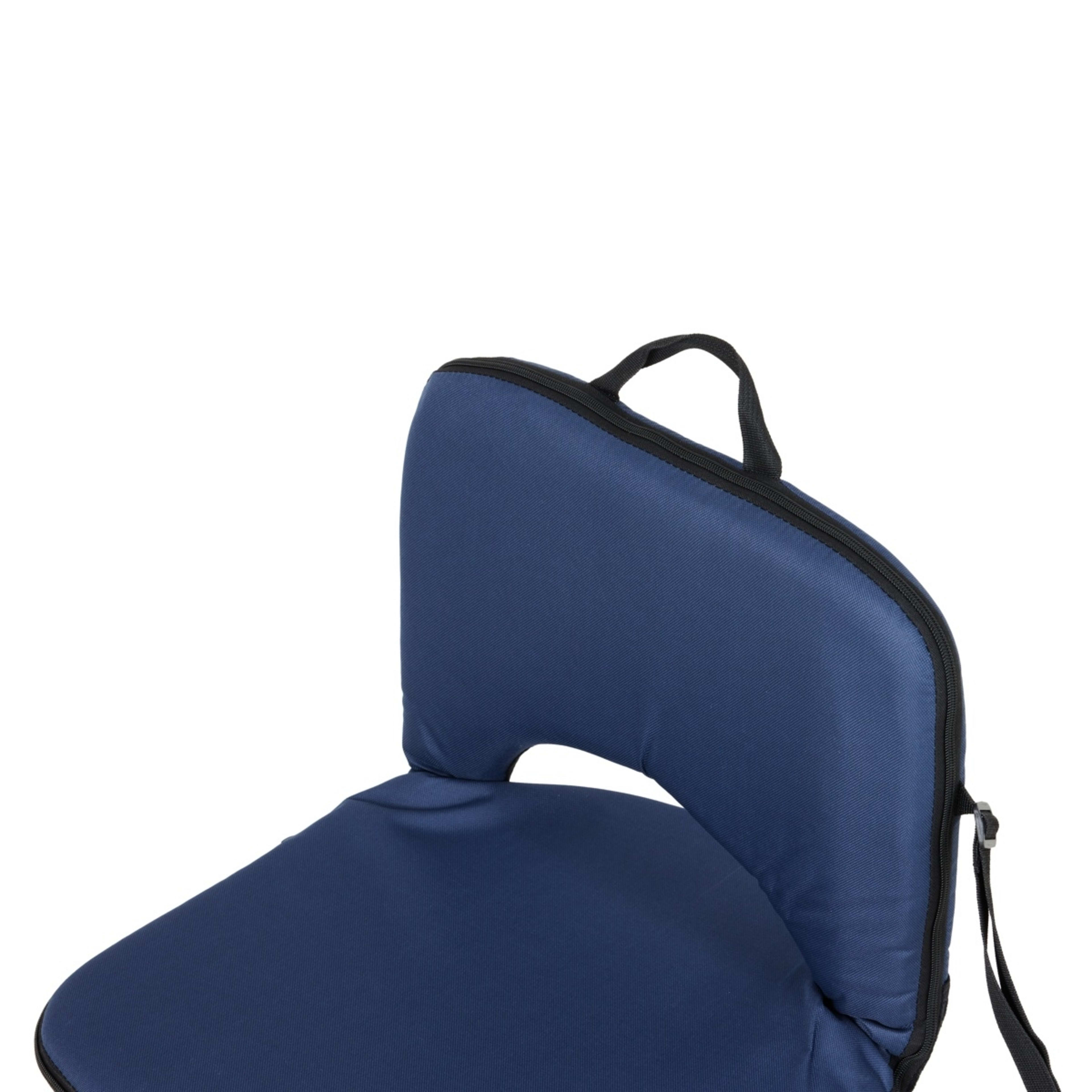 6 Square Cushion Recliner - Navy, 6 of 8