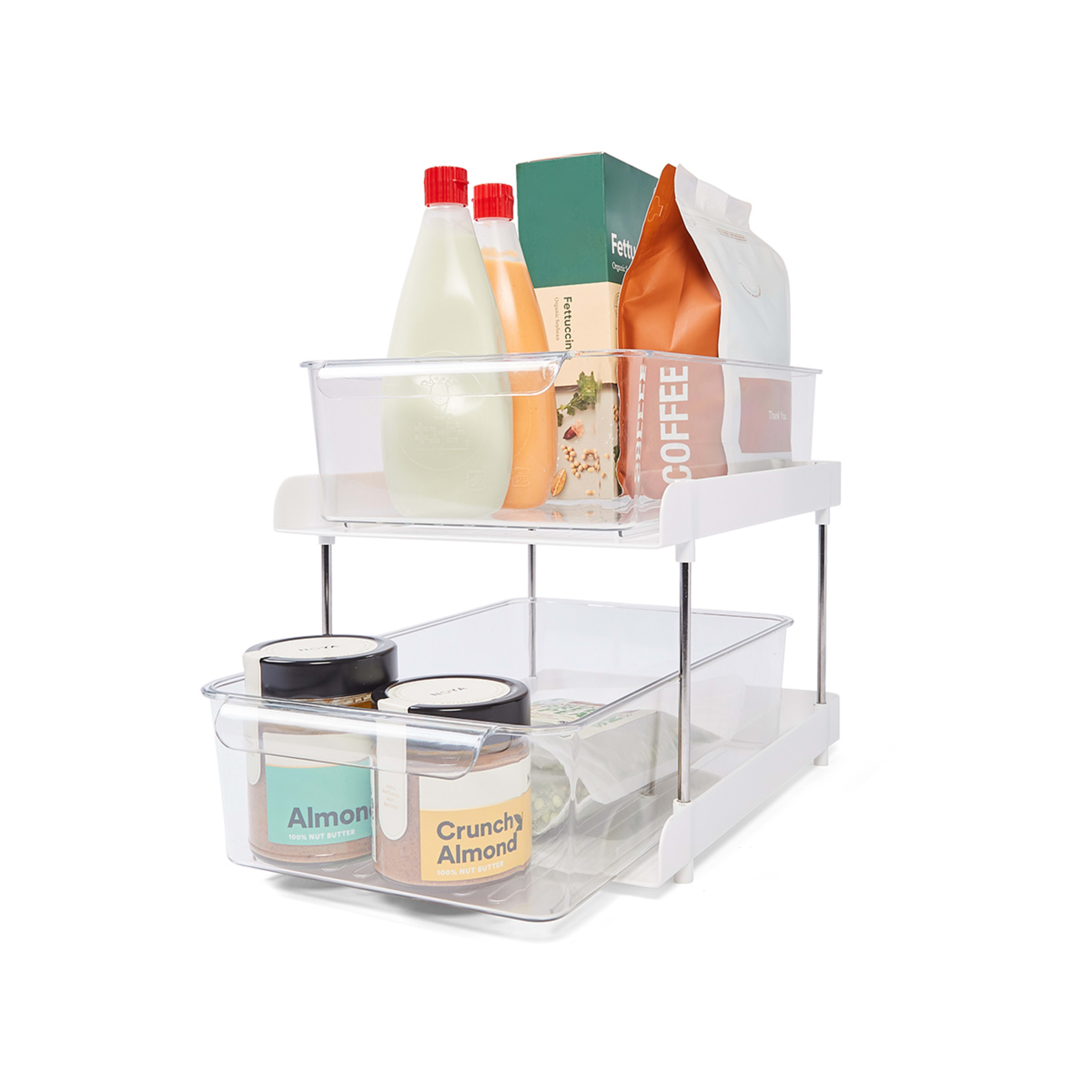 2 Tier Storage Drawers Kmart