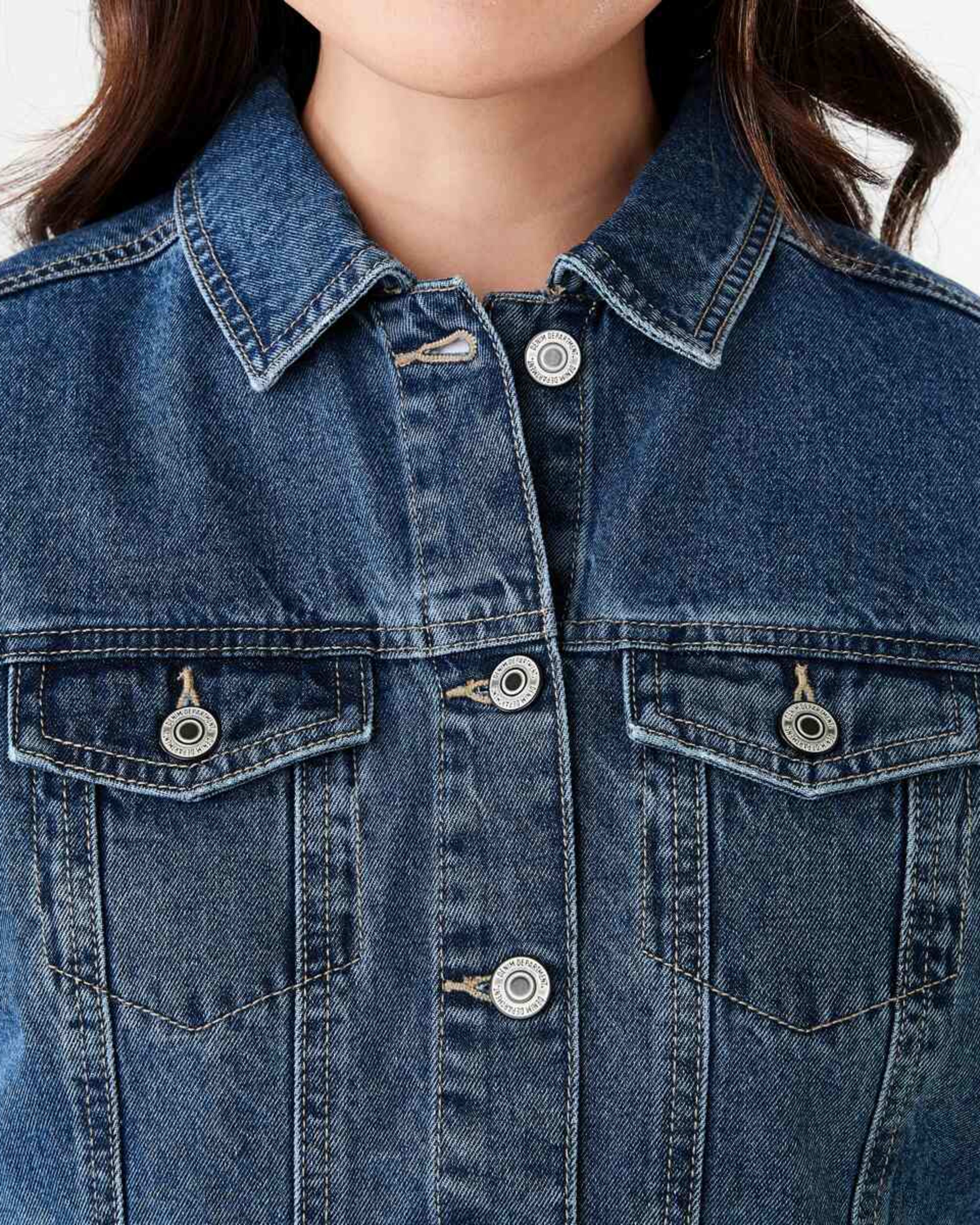 6 Denim Jacket Dark Wash, 6 of 7
