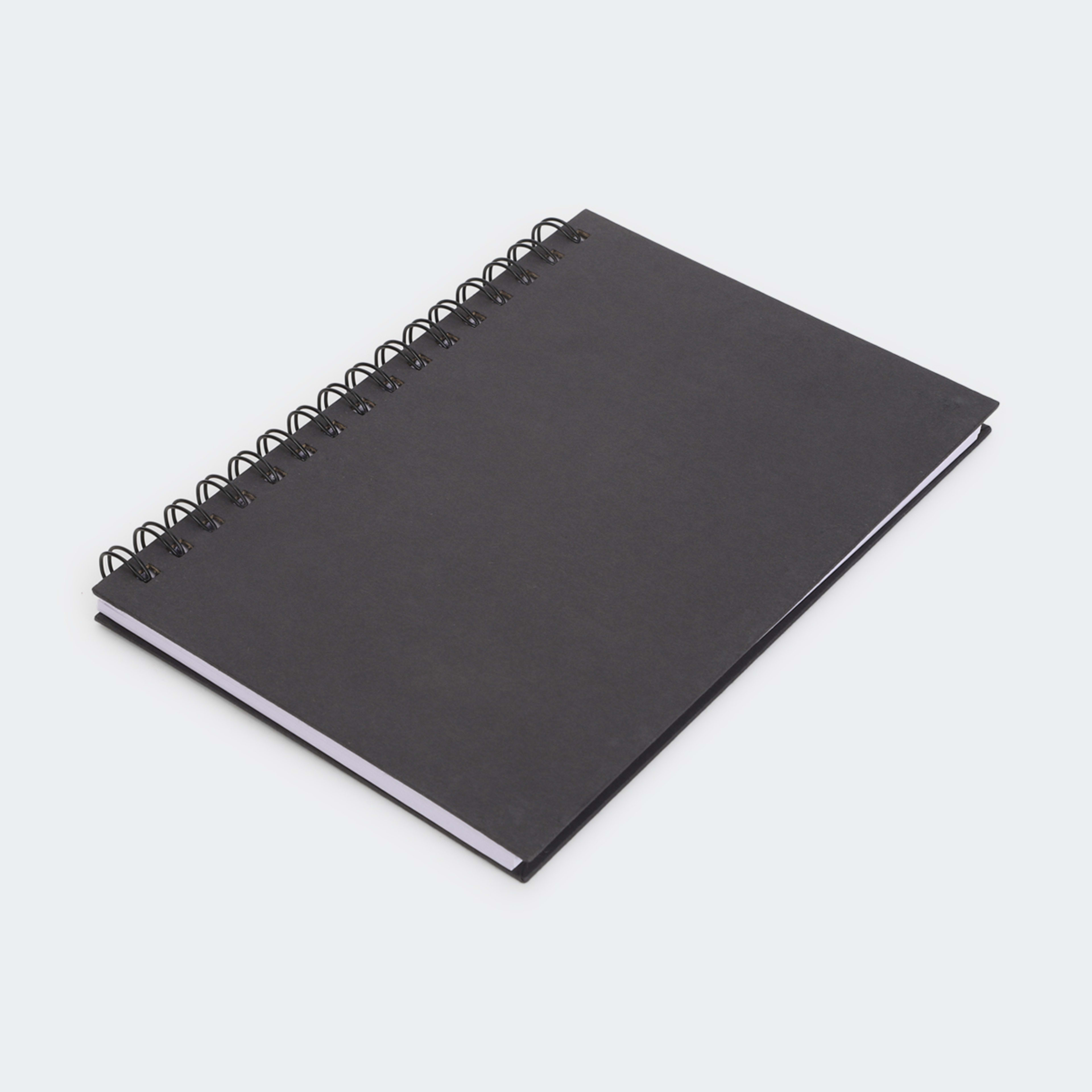 A5 Spiral Notebook Black Kmart