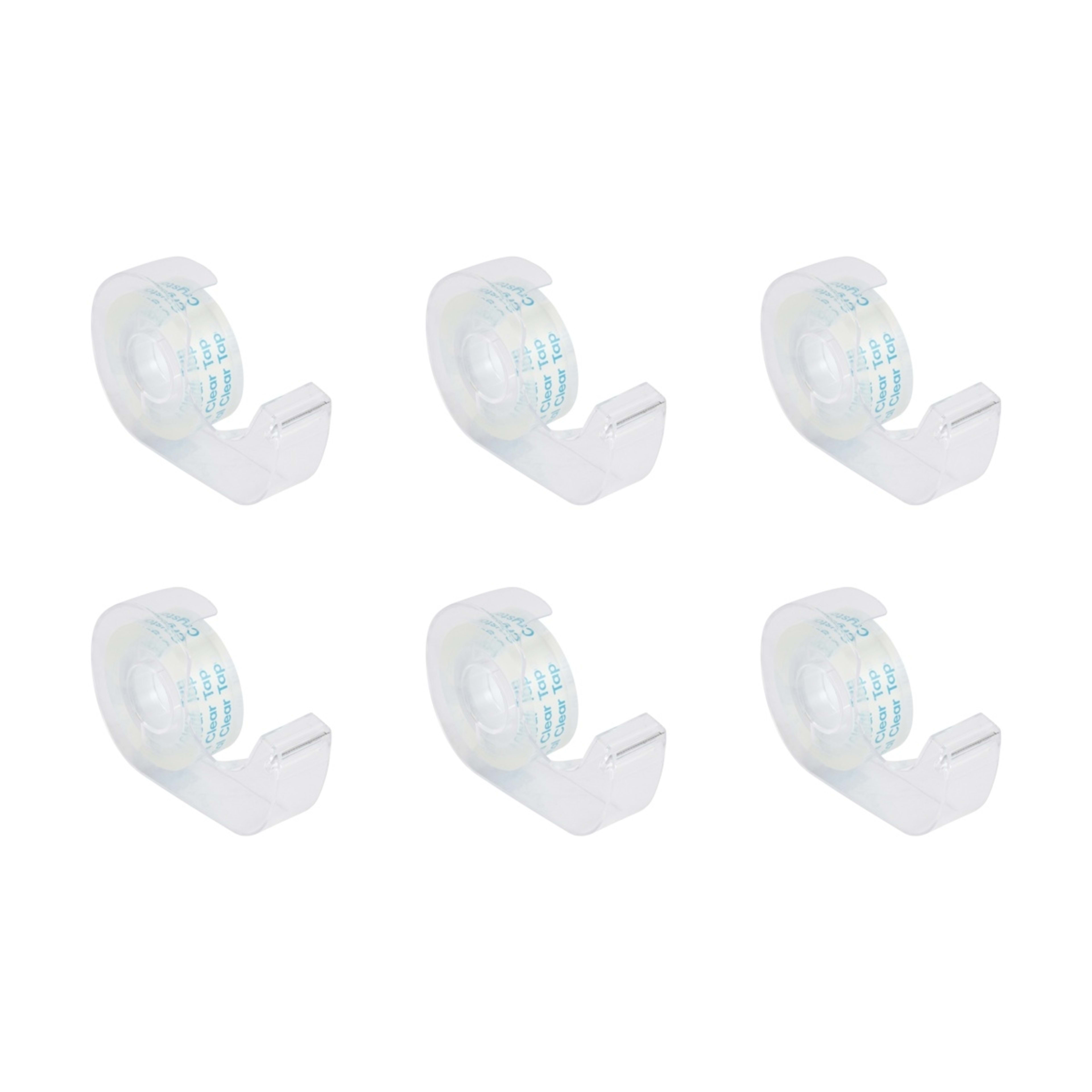 3 6 Pack Tape Dispensers, 3 of 6