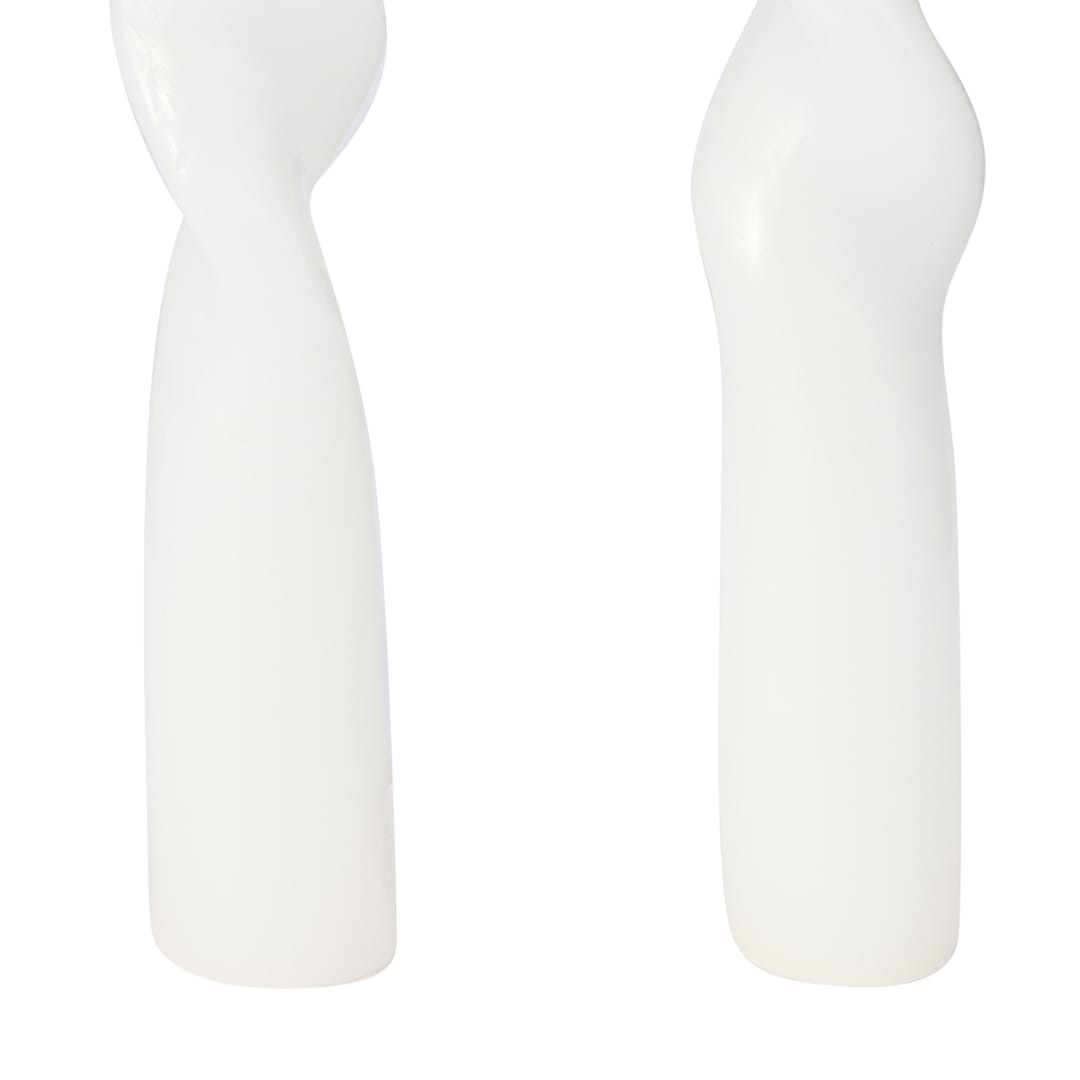 2 Pack Twist White Taper Candles Kmart