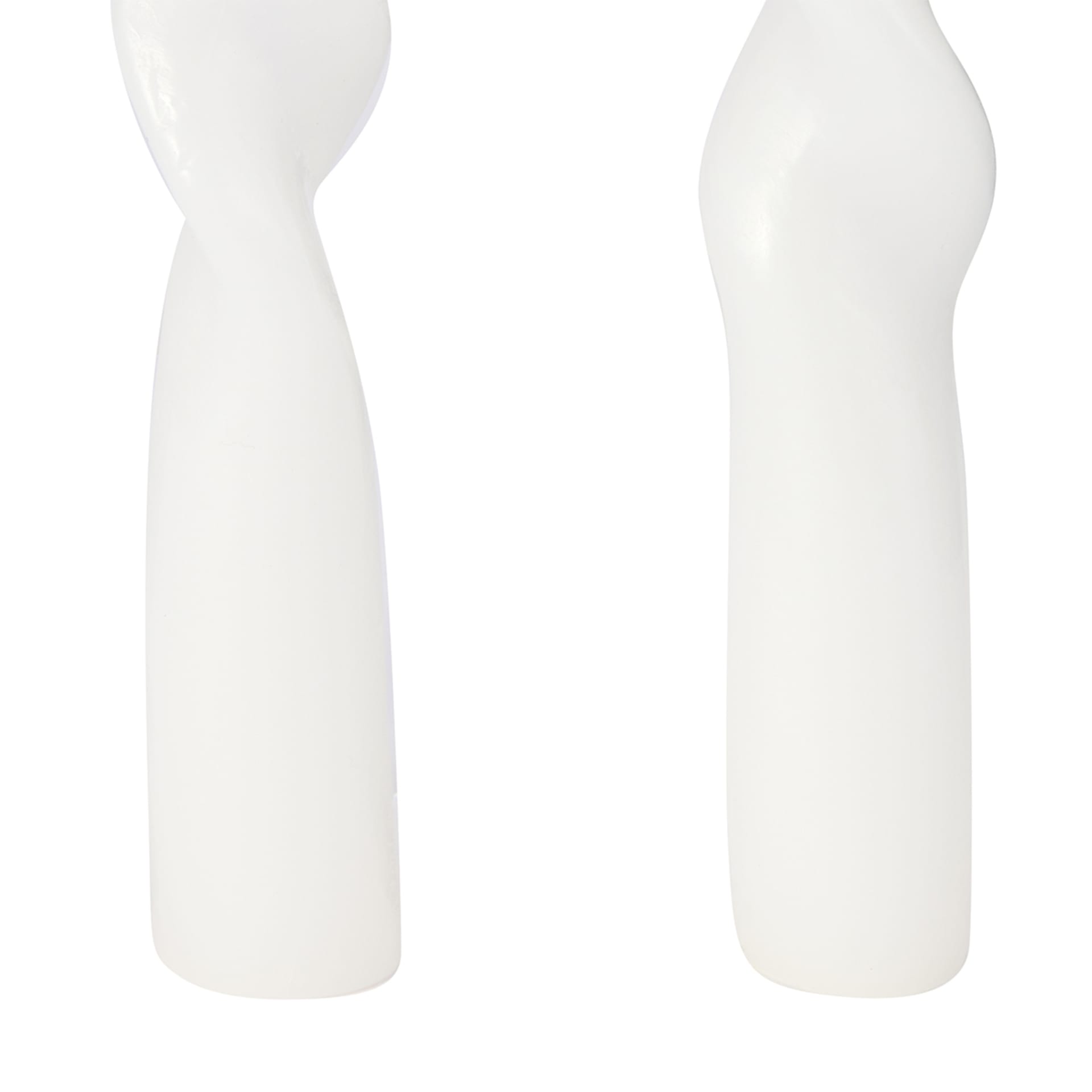 2 Pack Twist White Taper Candles Kmart