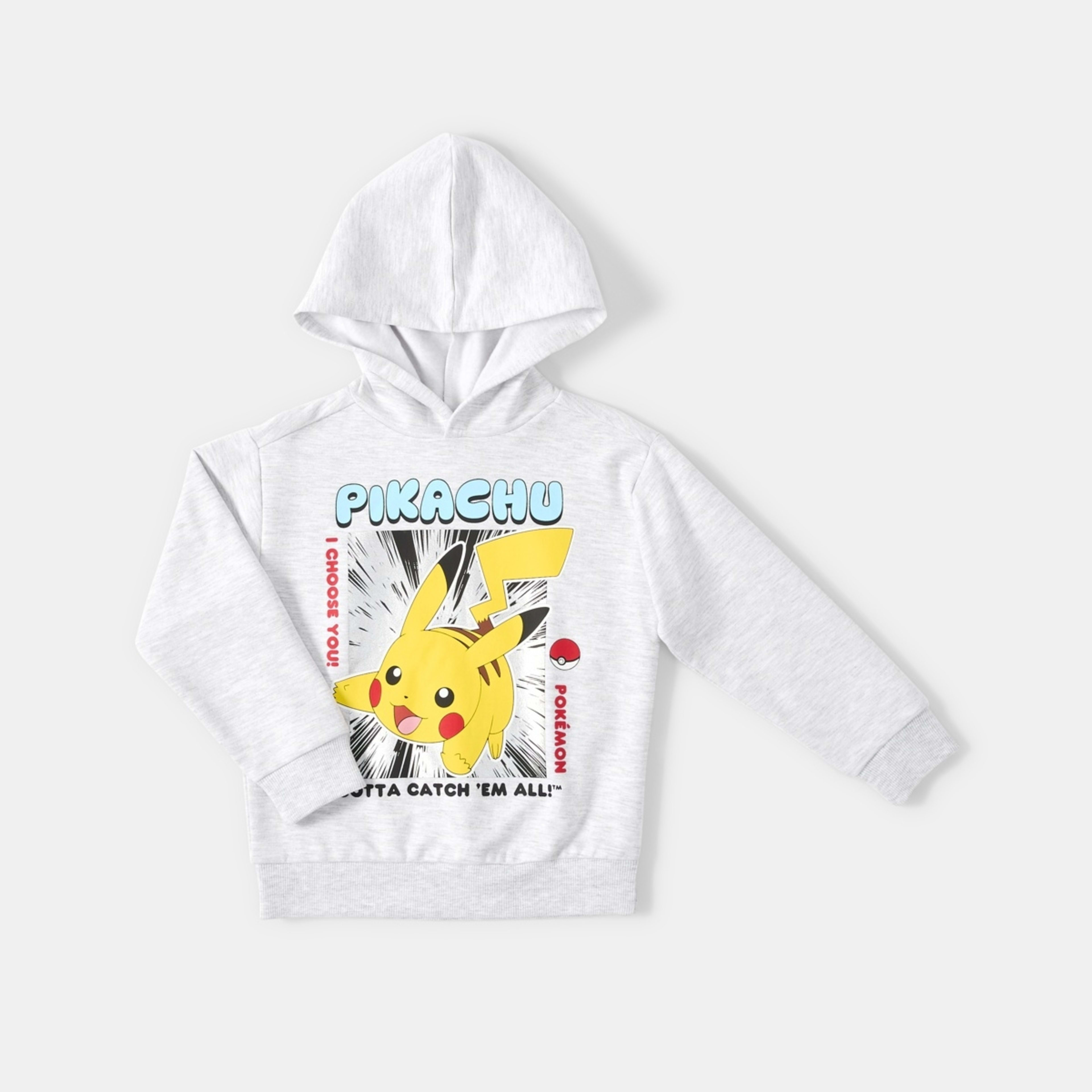 7 Pokemon License Print Hoodie Pokemon Pikachu Paint Splatter, 7 of 8