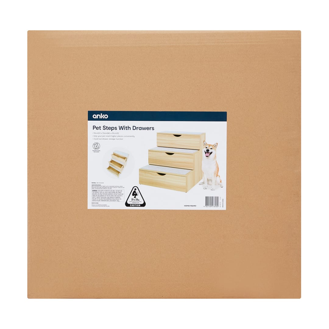 Pet Steps with Storage Drawers Kmart