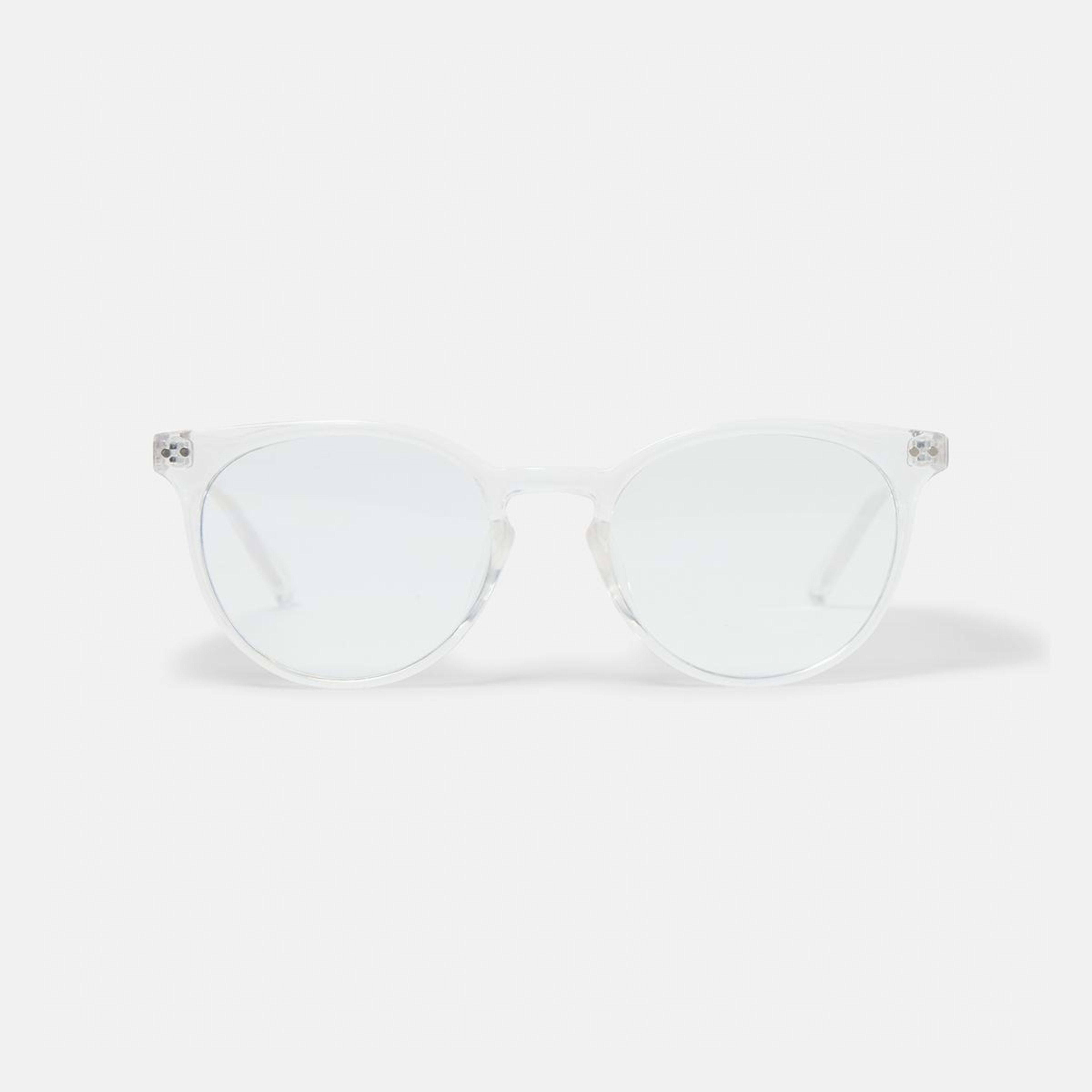 1 Round Blue Light Glasses Clear, 1 of 6