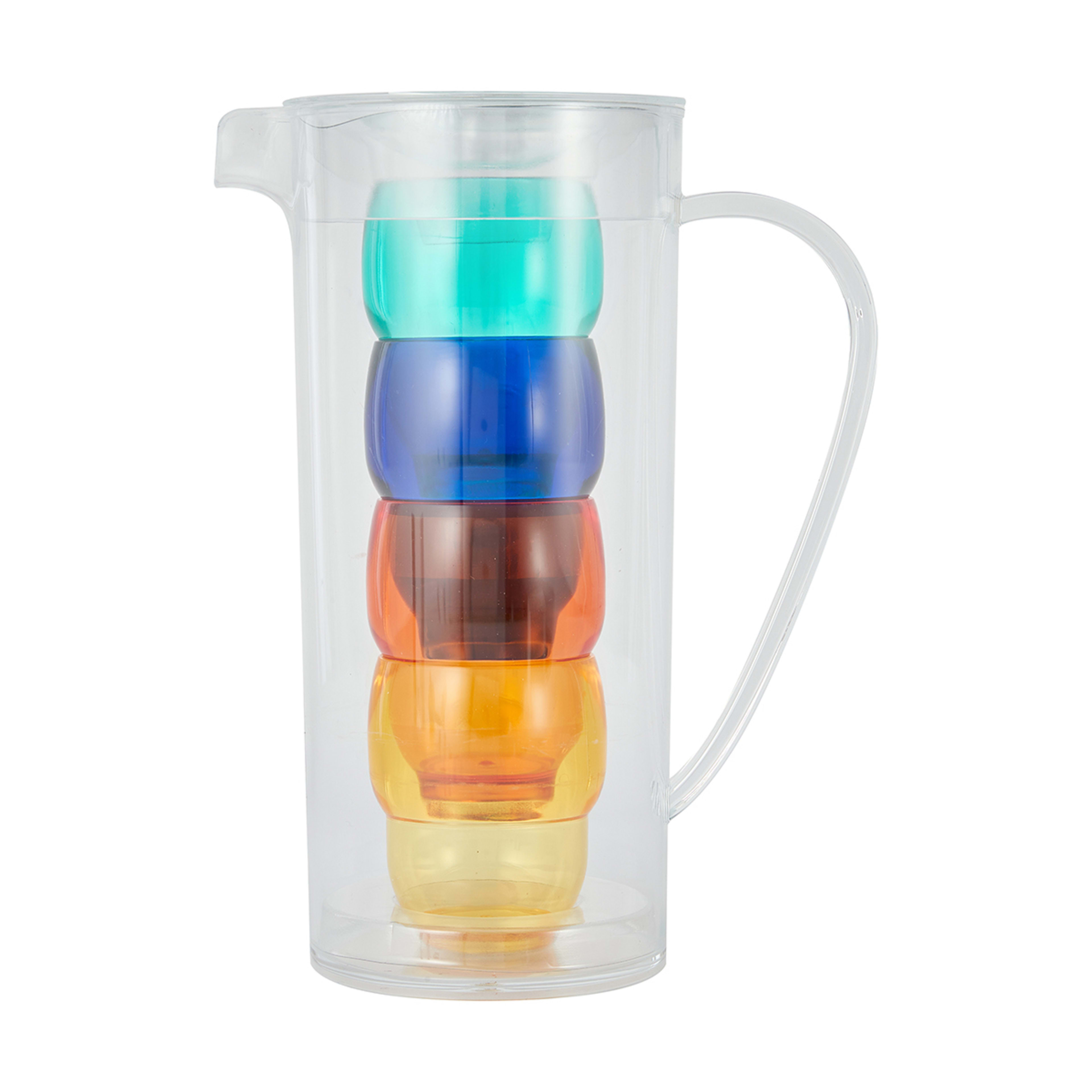 1 Outdoor Acrylic Drink Jug with Tumblers, 1 of 10