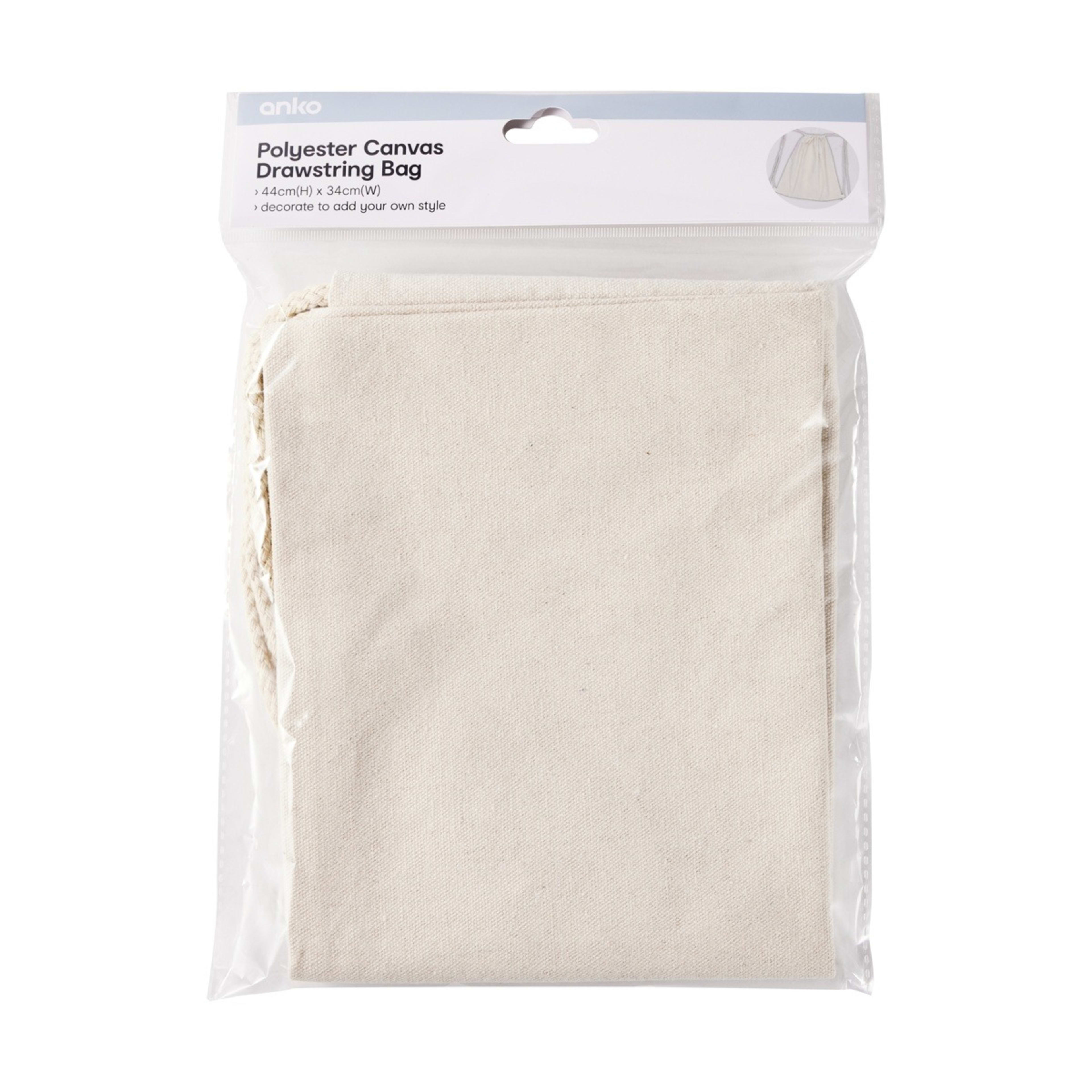 6 Polyester Canvas Drawstring Bag, 6 of 6