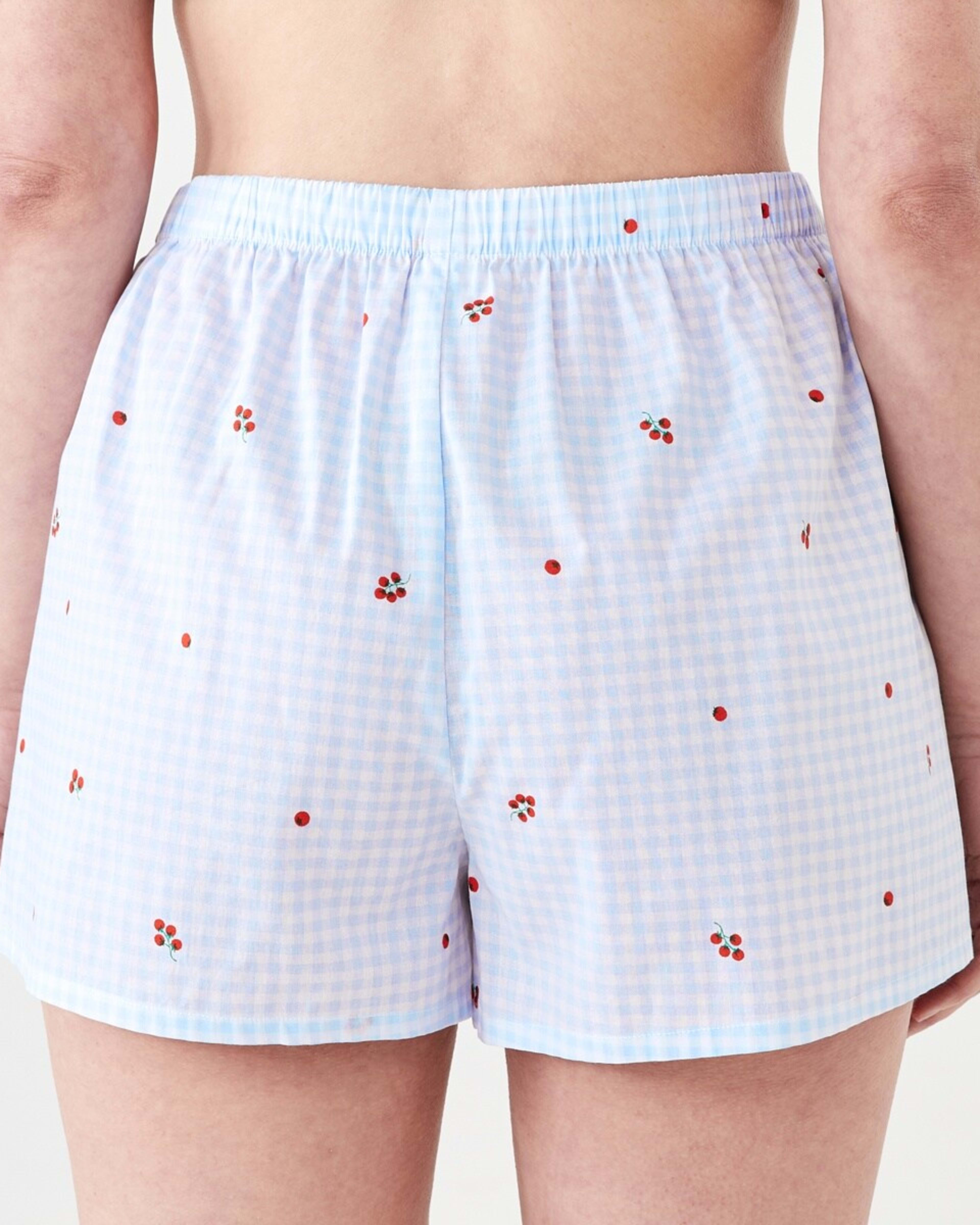 3 Woven Boxer Shorts TOMATO CHECK HALOGEN BLUE, 3 of 6