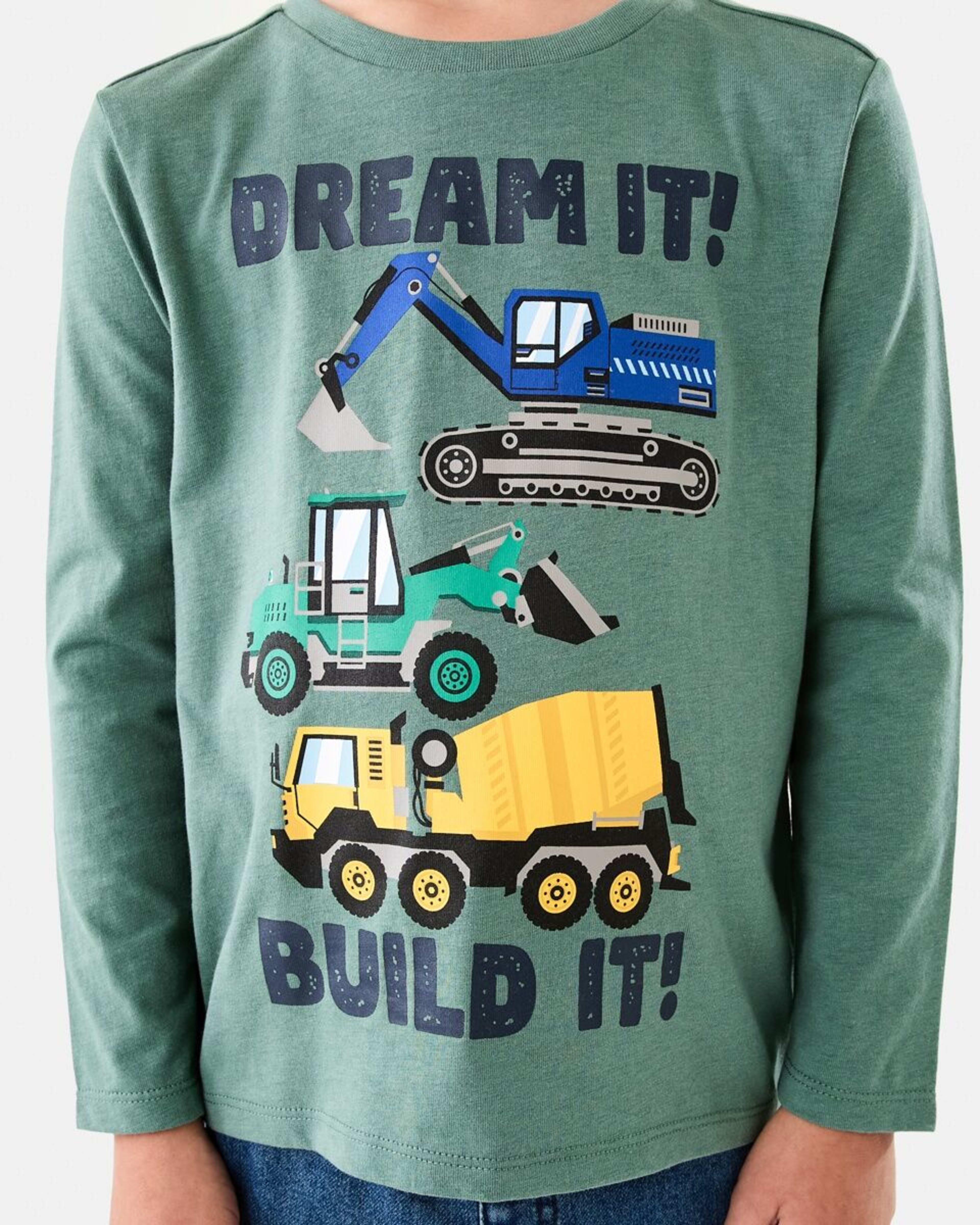 4 Long Sleeve Print T-shirt Gre Dreamd, 4 of 9