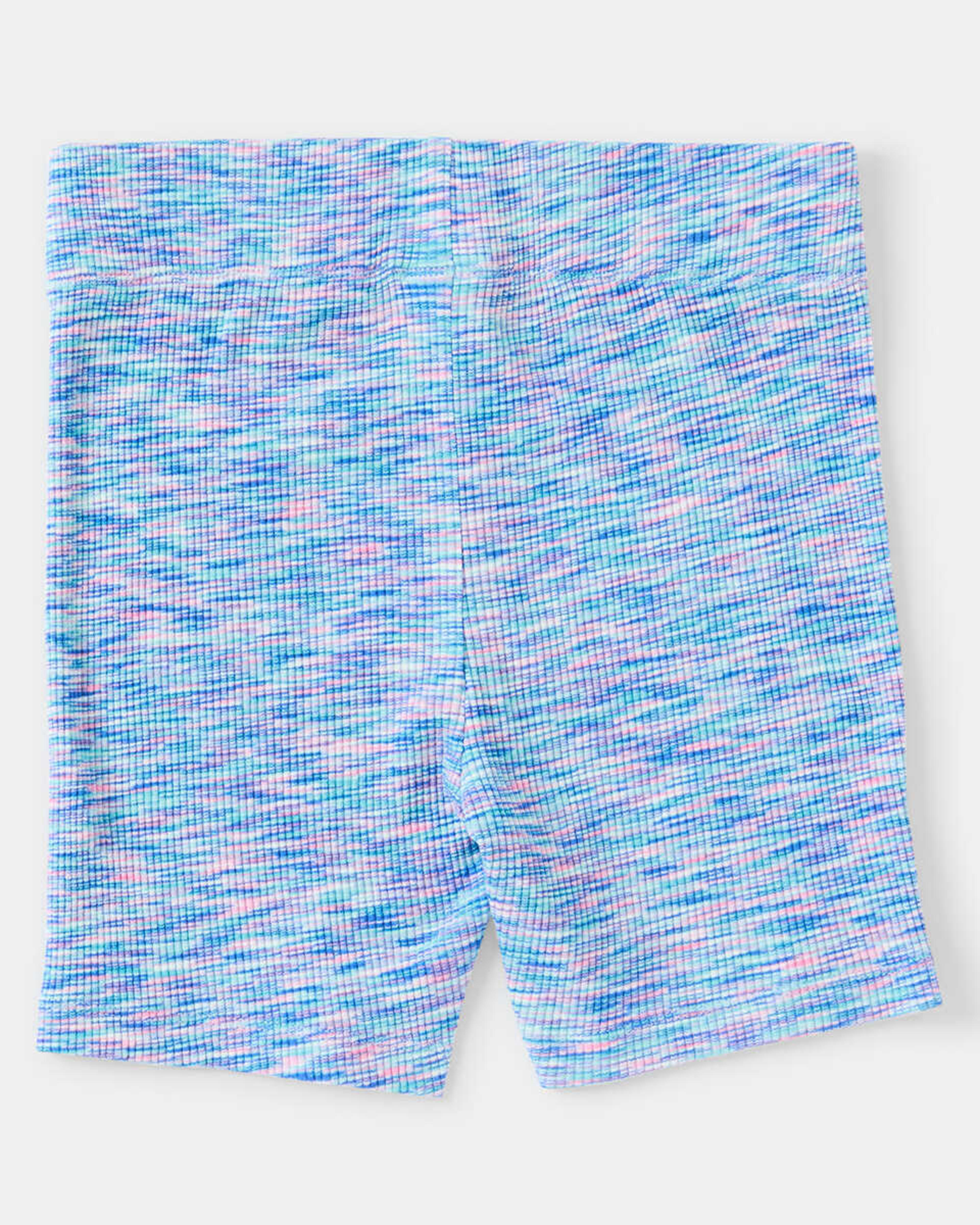 8 Rib Bike Shorts Blu Sp Dye, 8 of 8