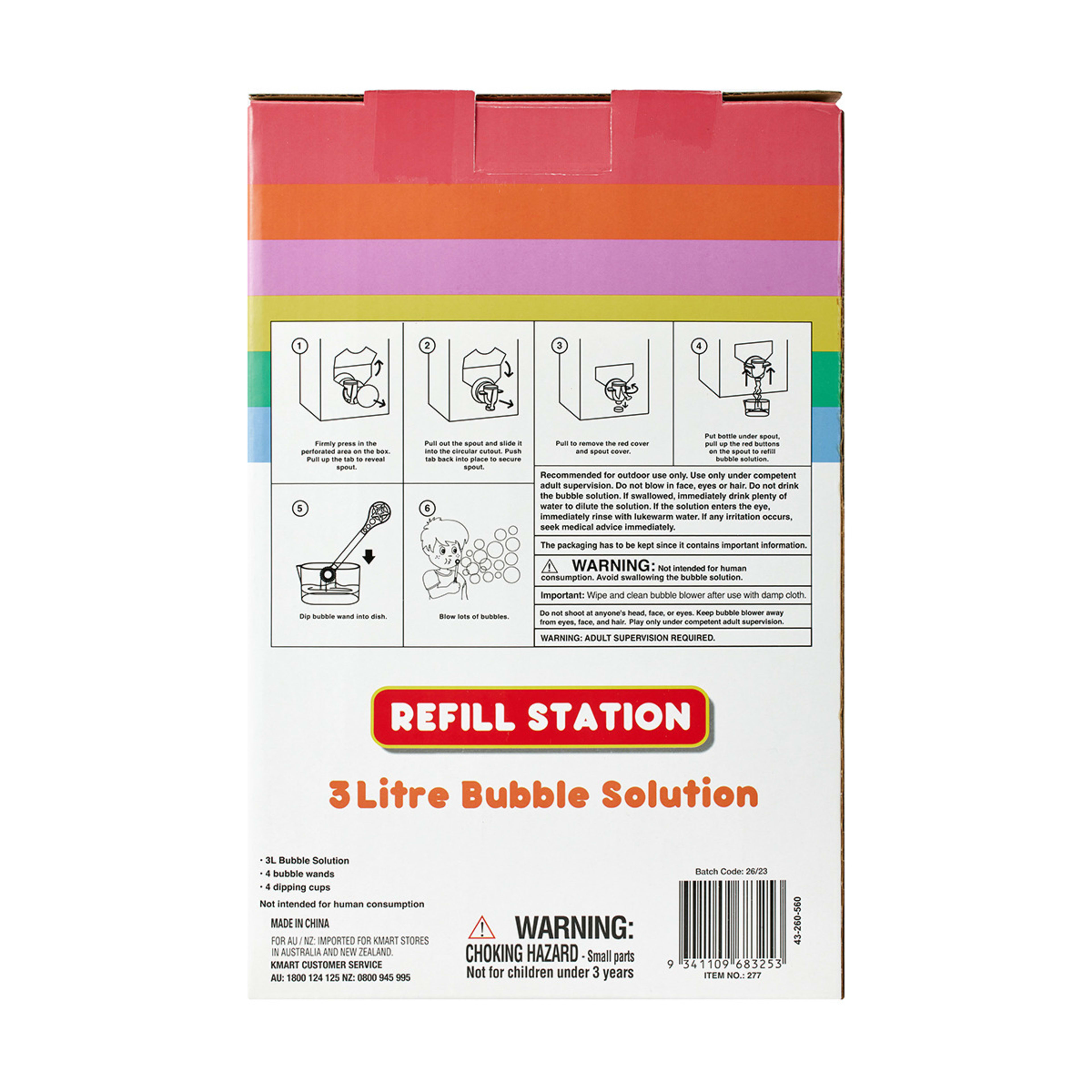 Bubble Refill Station Bubble Solution Kmart