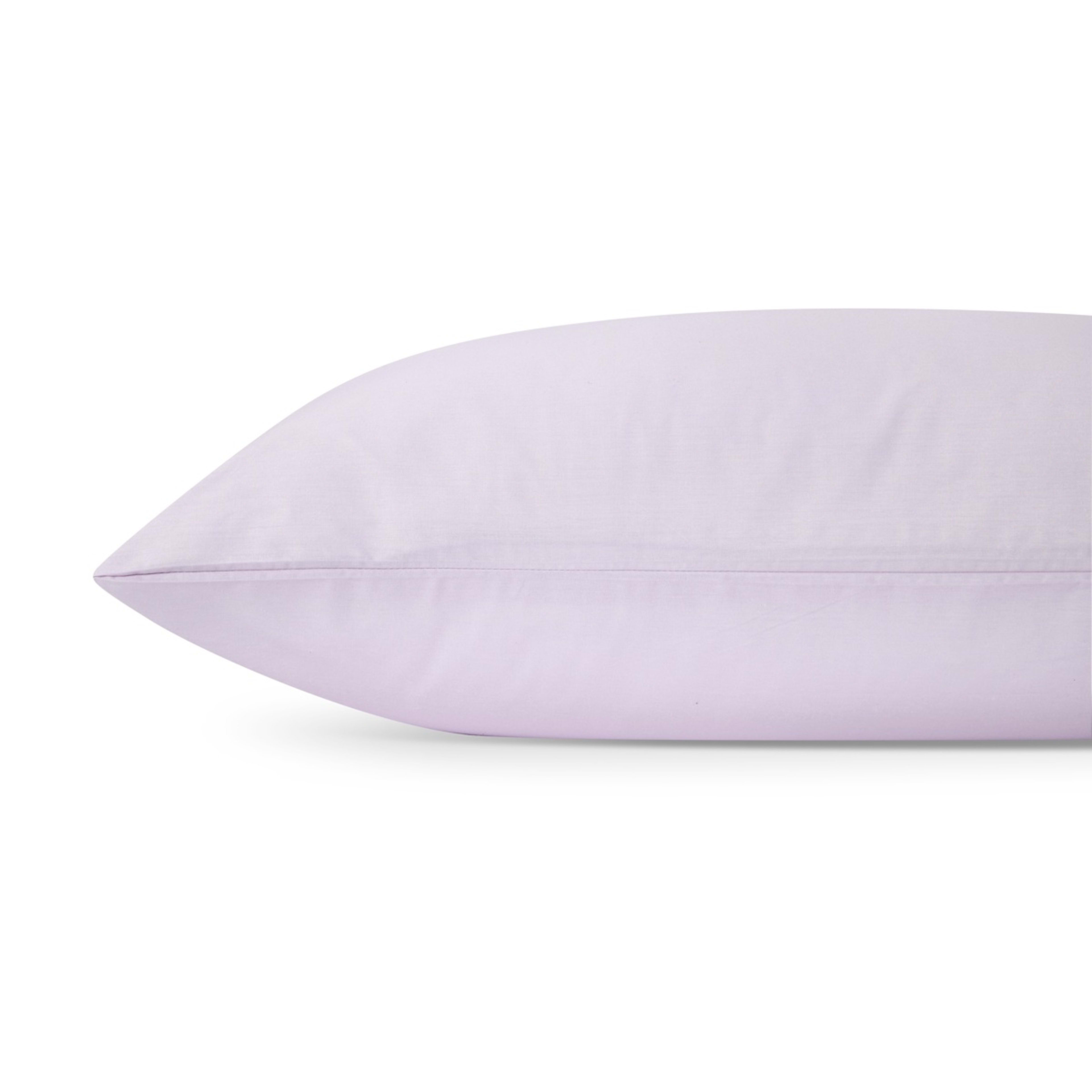 2 250 Thread Count Cotton Rich Sheet Set - Single Bed, Lilac, 2 of 7
