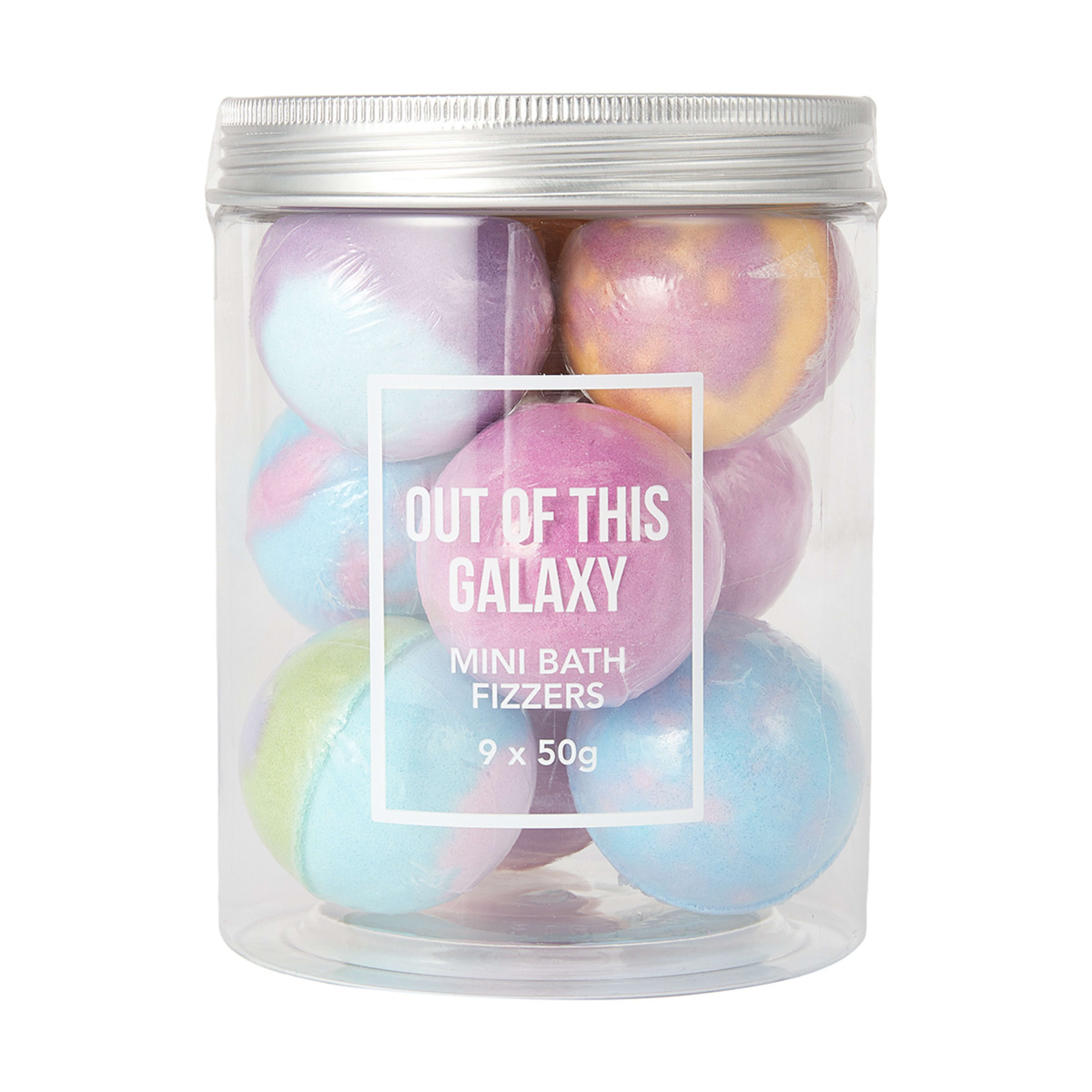 9 Pack Out of This Galaxy Mini Bath Fizzers - Kmart