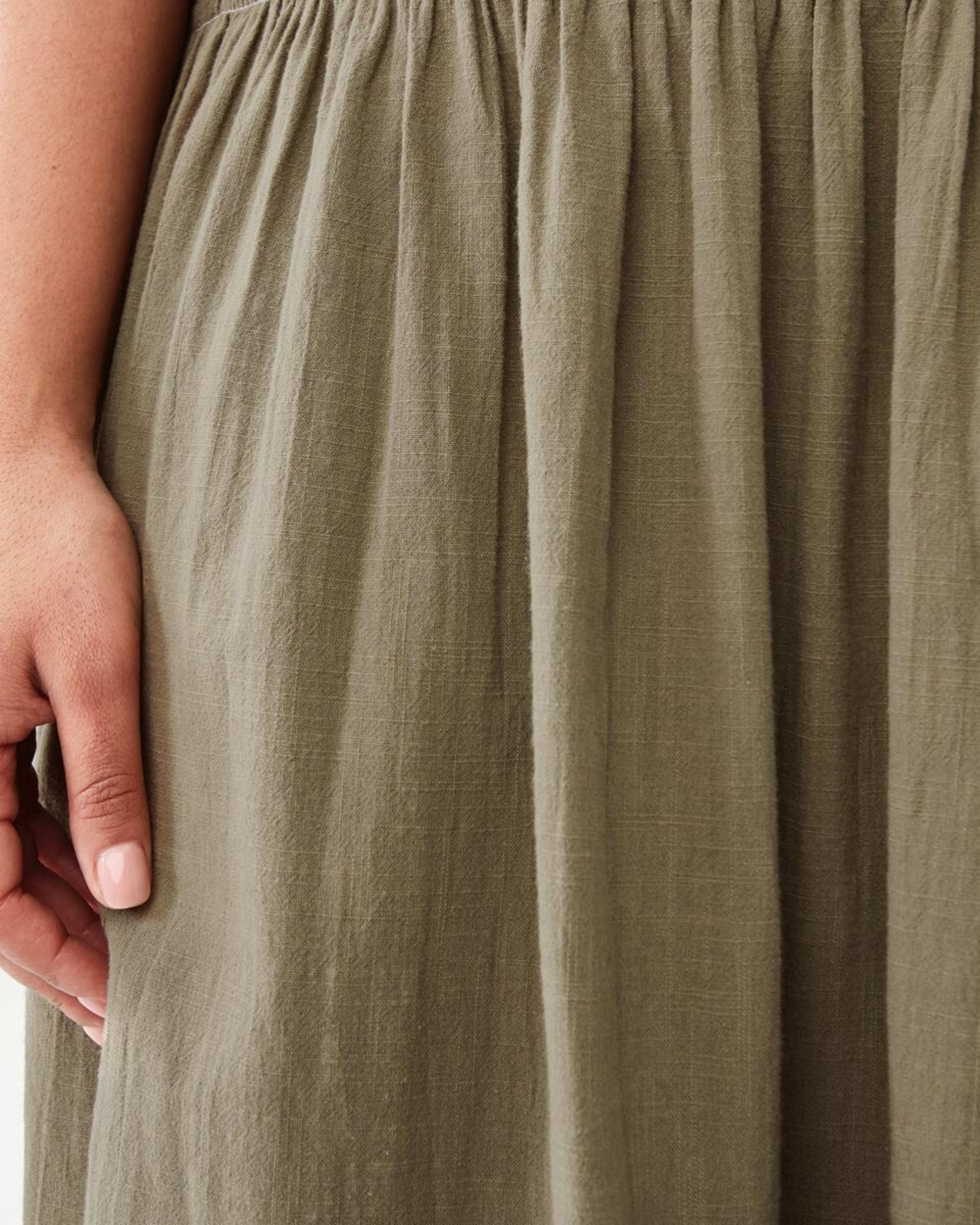 6 Rouched Maxi Skirt Pave Grey, 6 of 8