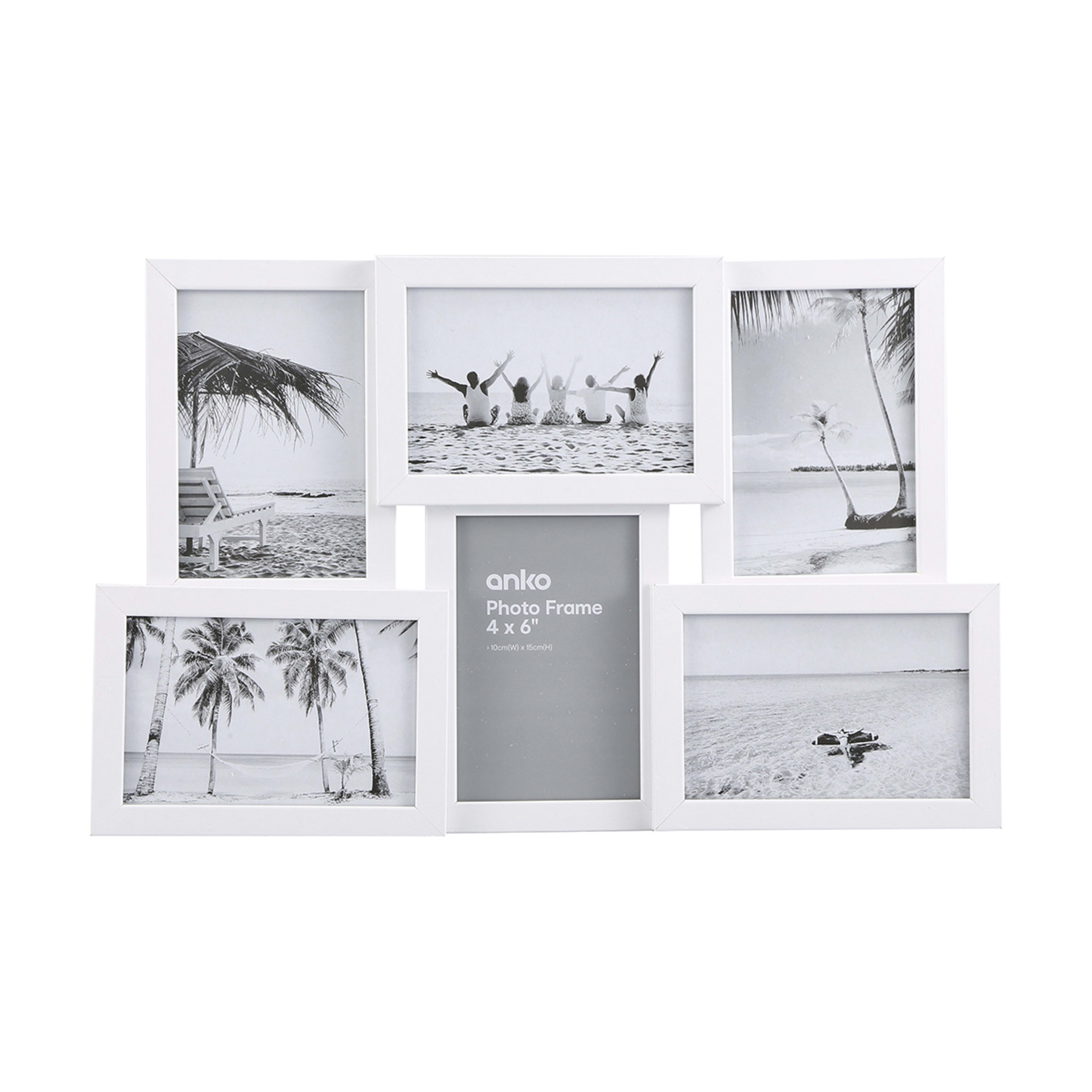 Frame 4in. x 6in. Collage Cluster White Kmart