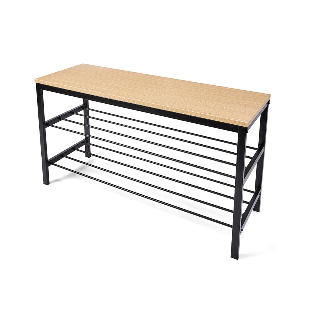 Black Shoe Storage Bench Kmart