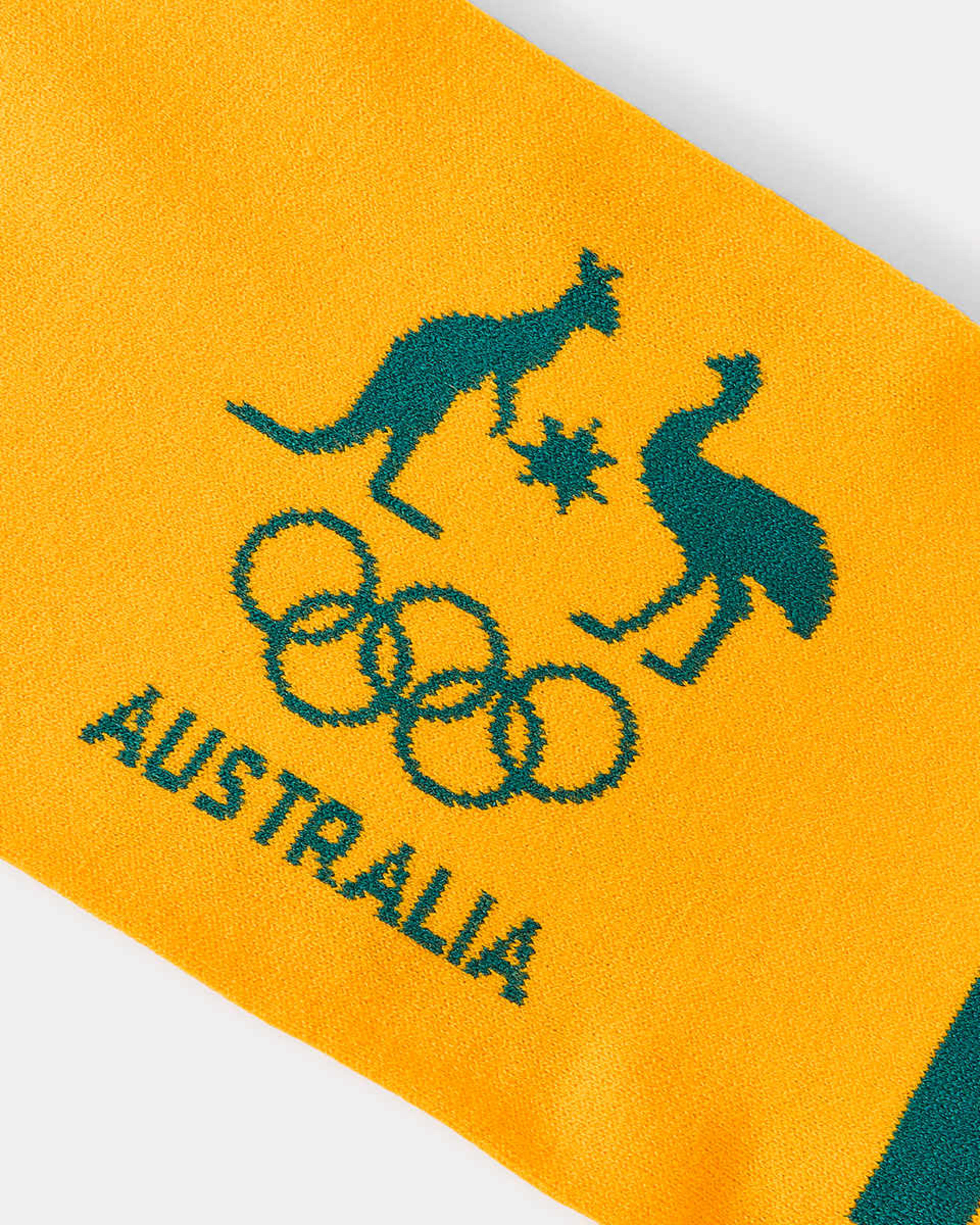 4 Active Unisex Olympics Team Aus Scarf Oz Yellow, 4 of 10