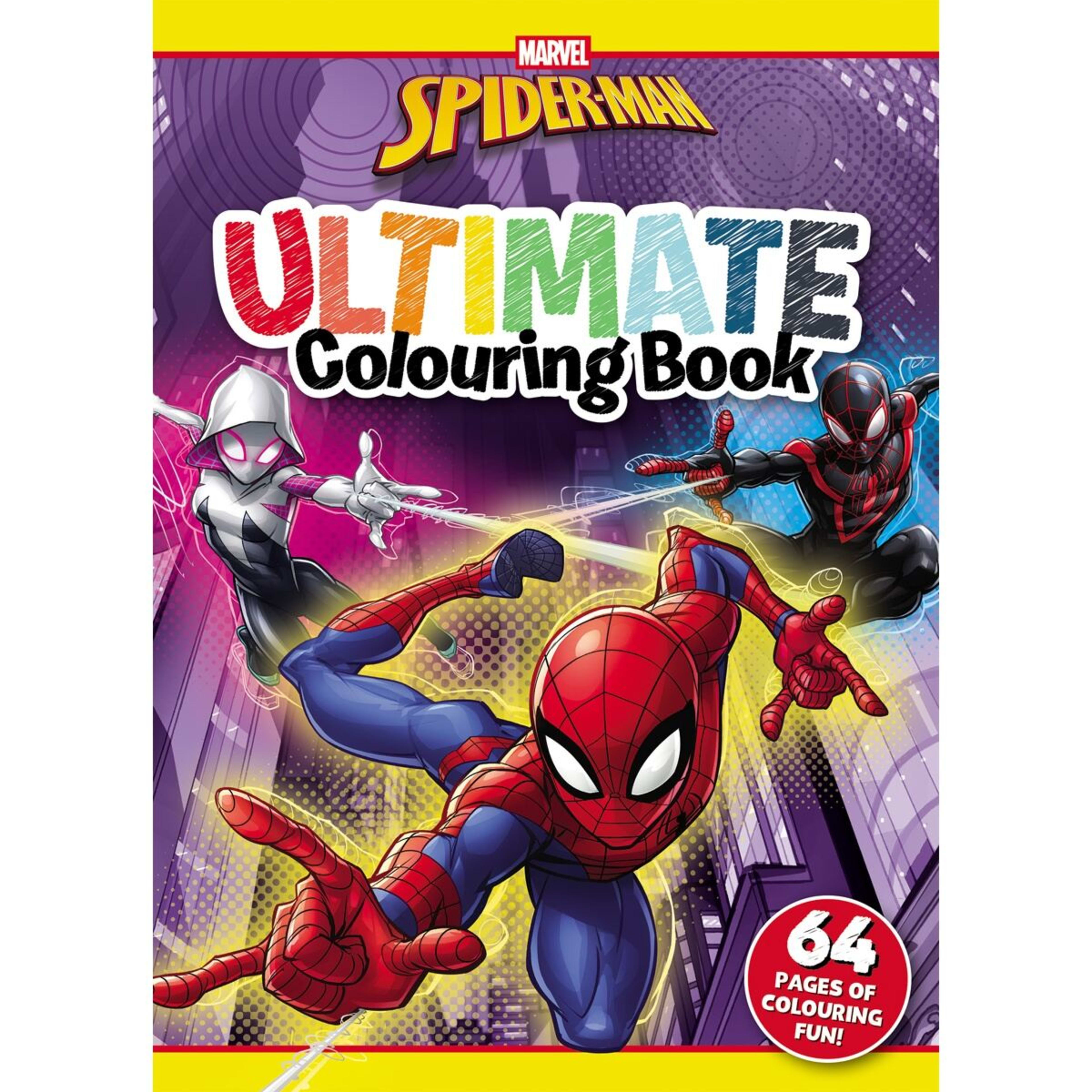 1 Marvel Spider-Man Ultimate Colouring Book