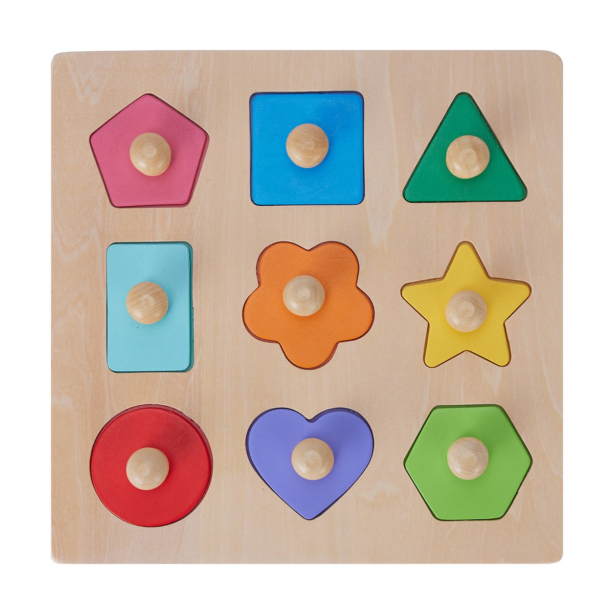 Kmart wooden puzzle set on sale