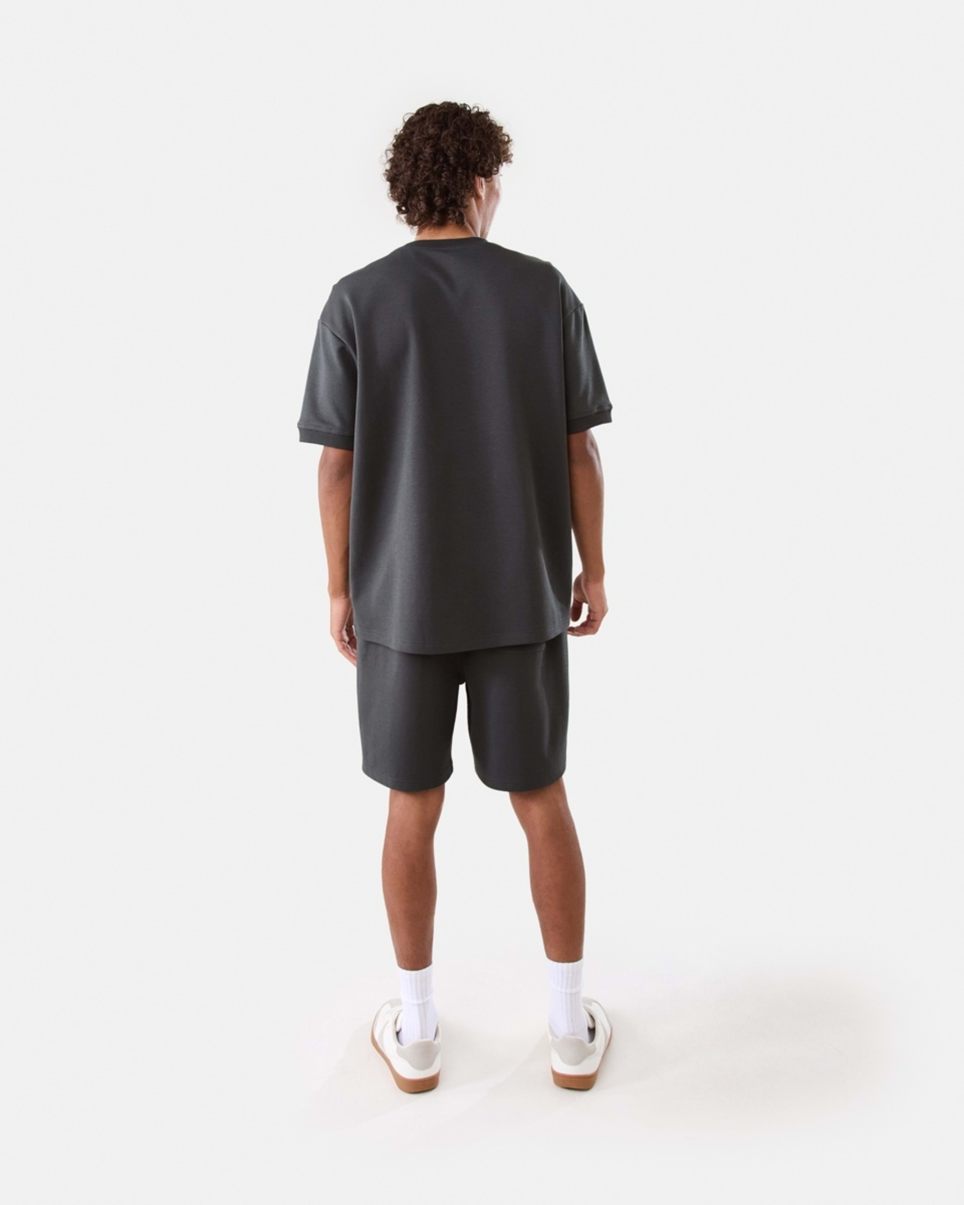 4 Oversized Interlock T-shirt VOLCANIC ROCK, 4 of 6