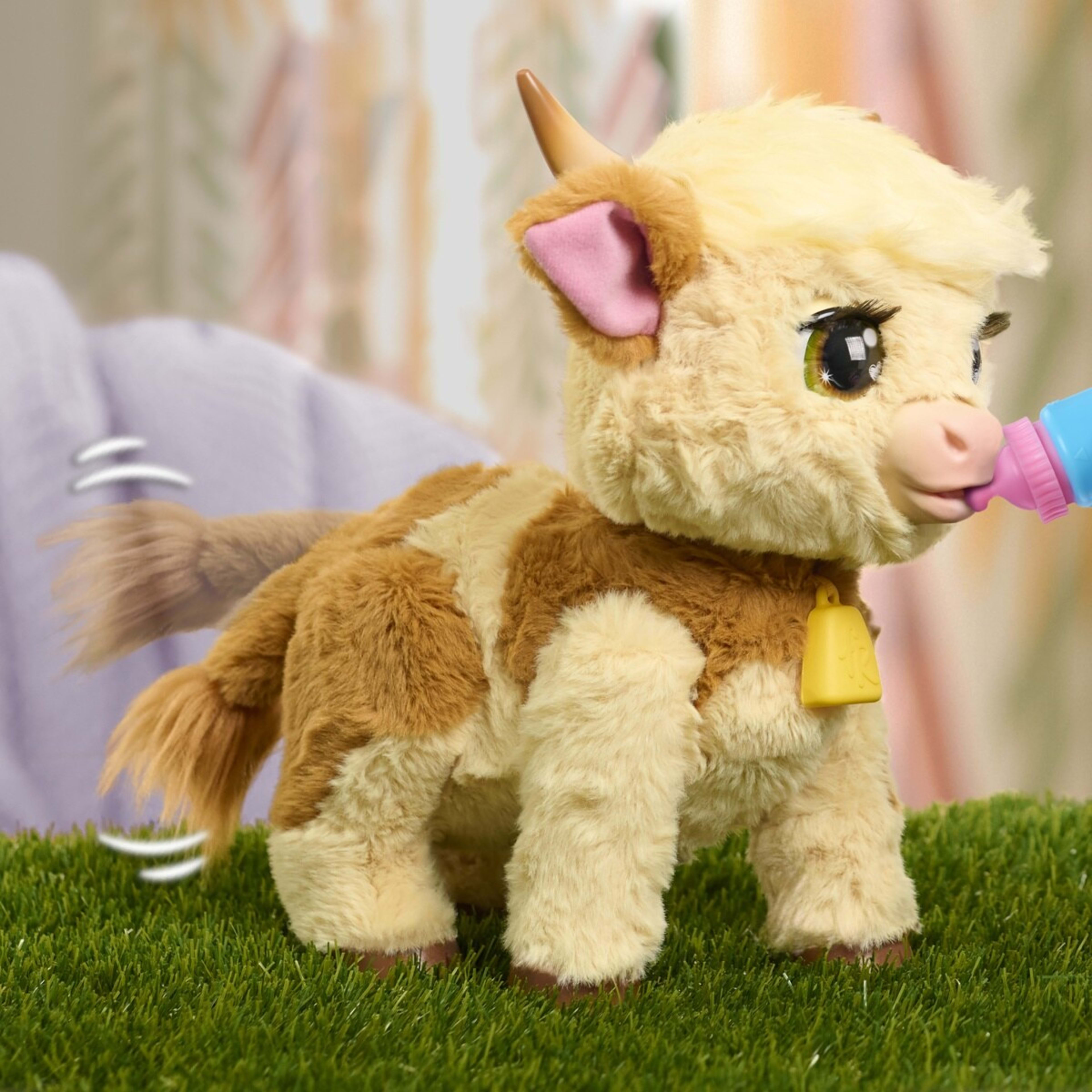 6 FurReal Maggie the Feed and Follow Cow Plush Toy, 6 of 7