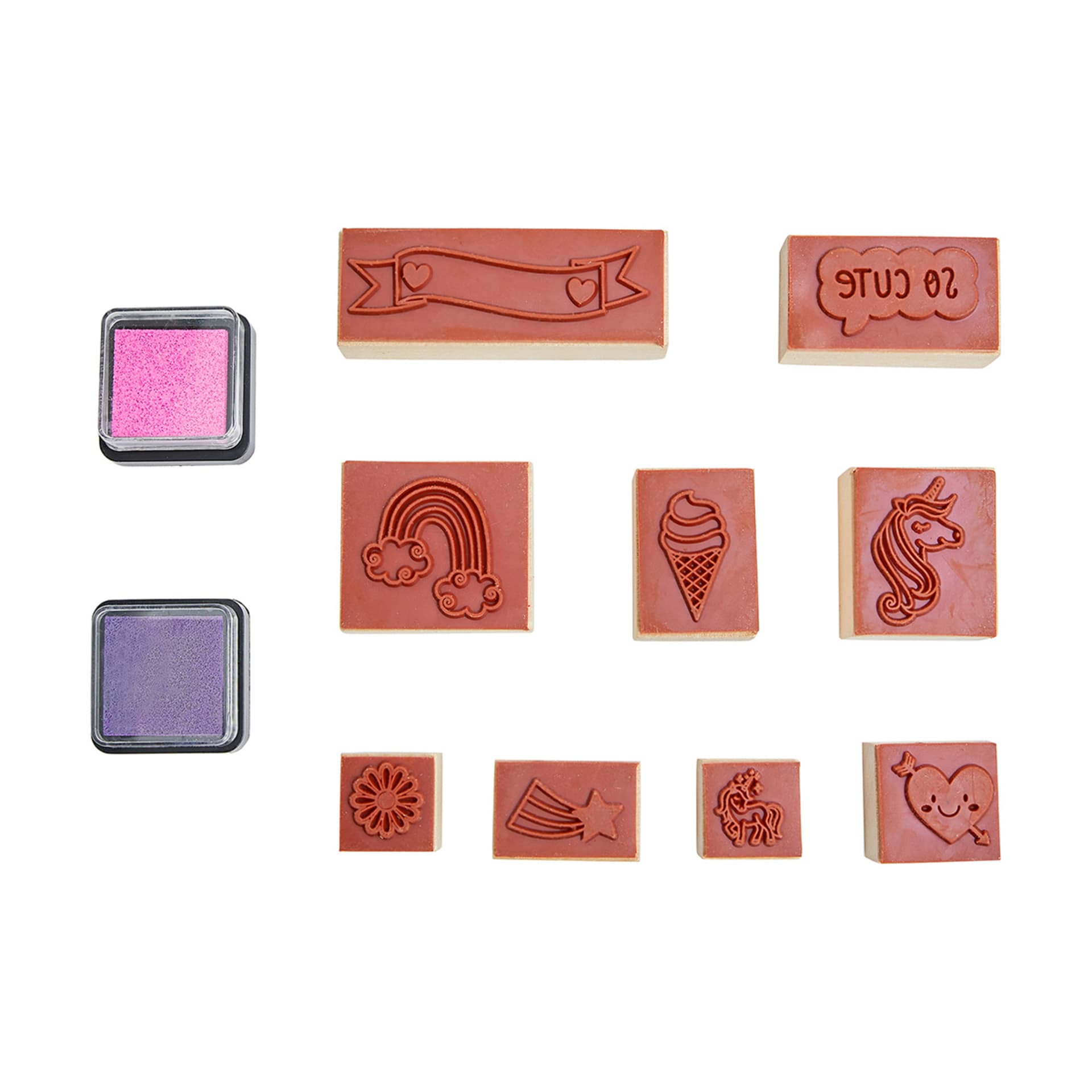 Ink Wooden Stamps Kmart
