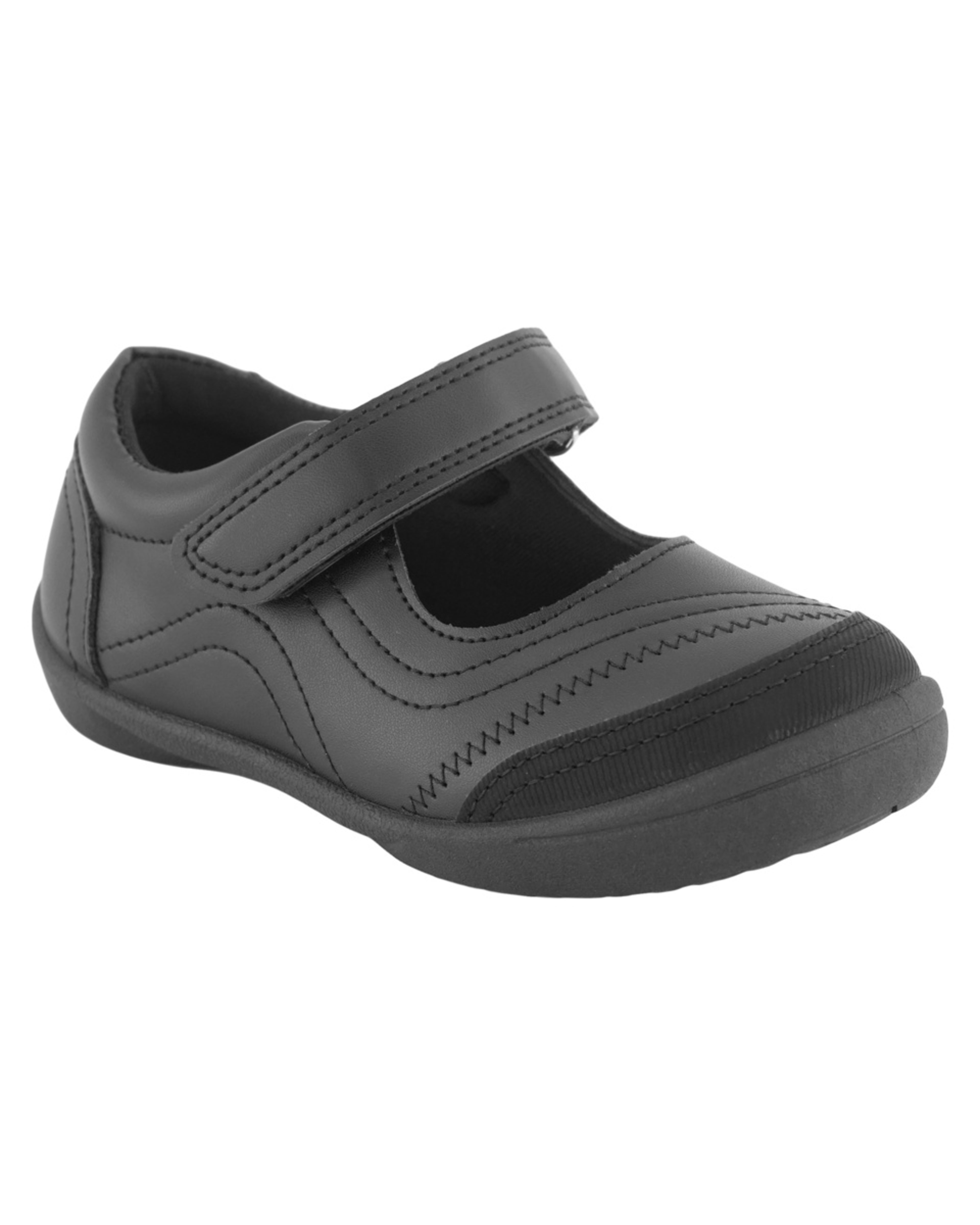 1 Senior A-Bar School Shoes Black