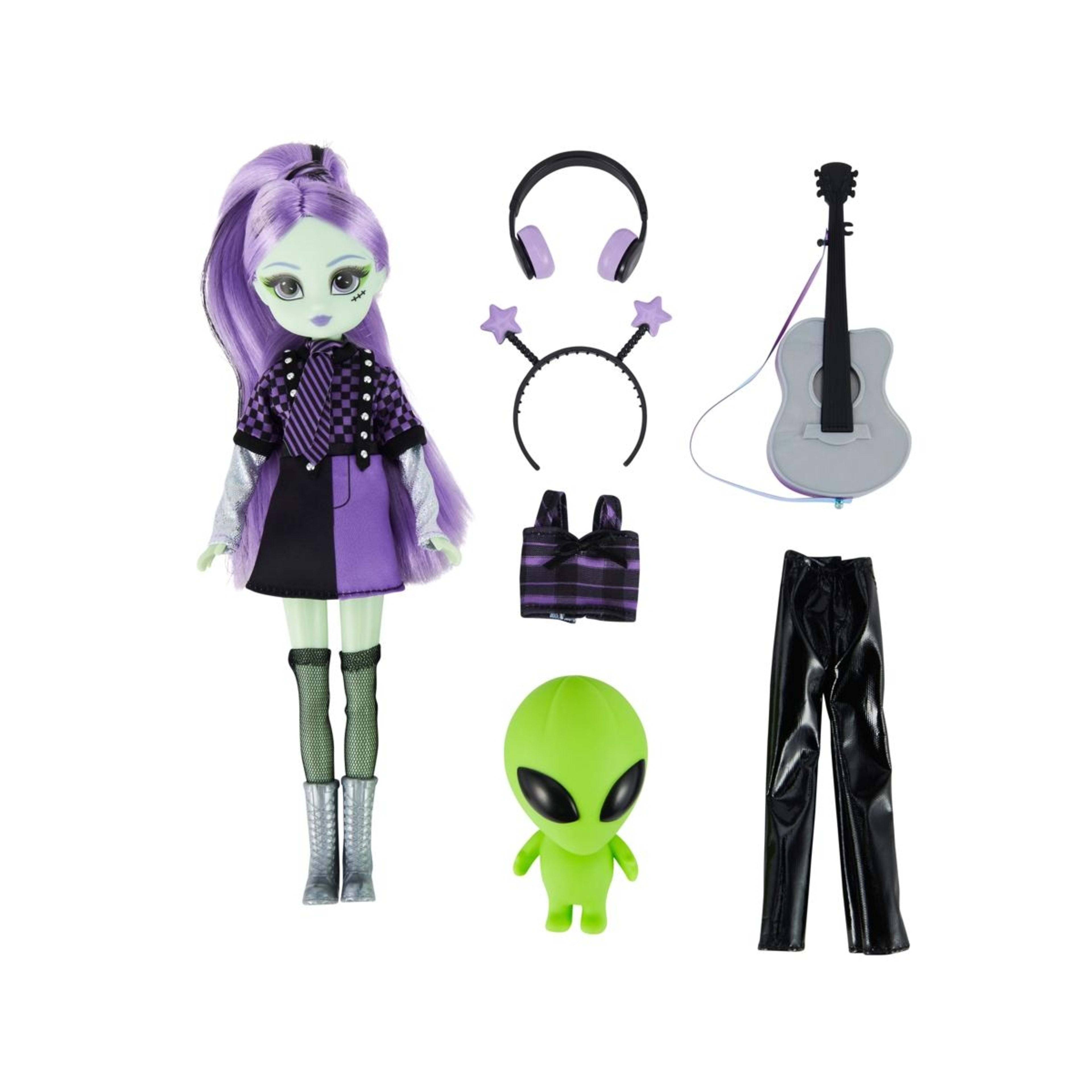 2 Dark Academy Doll Playset - Alien, 2 of 7