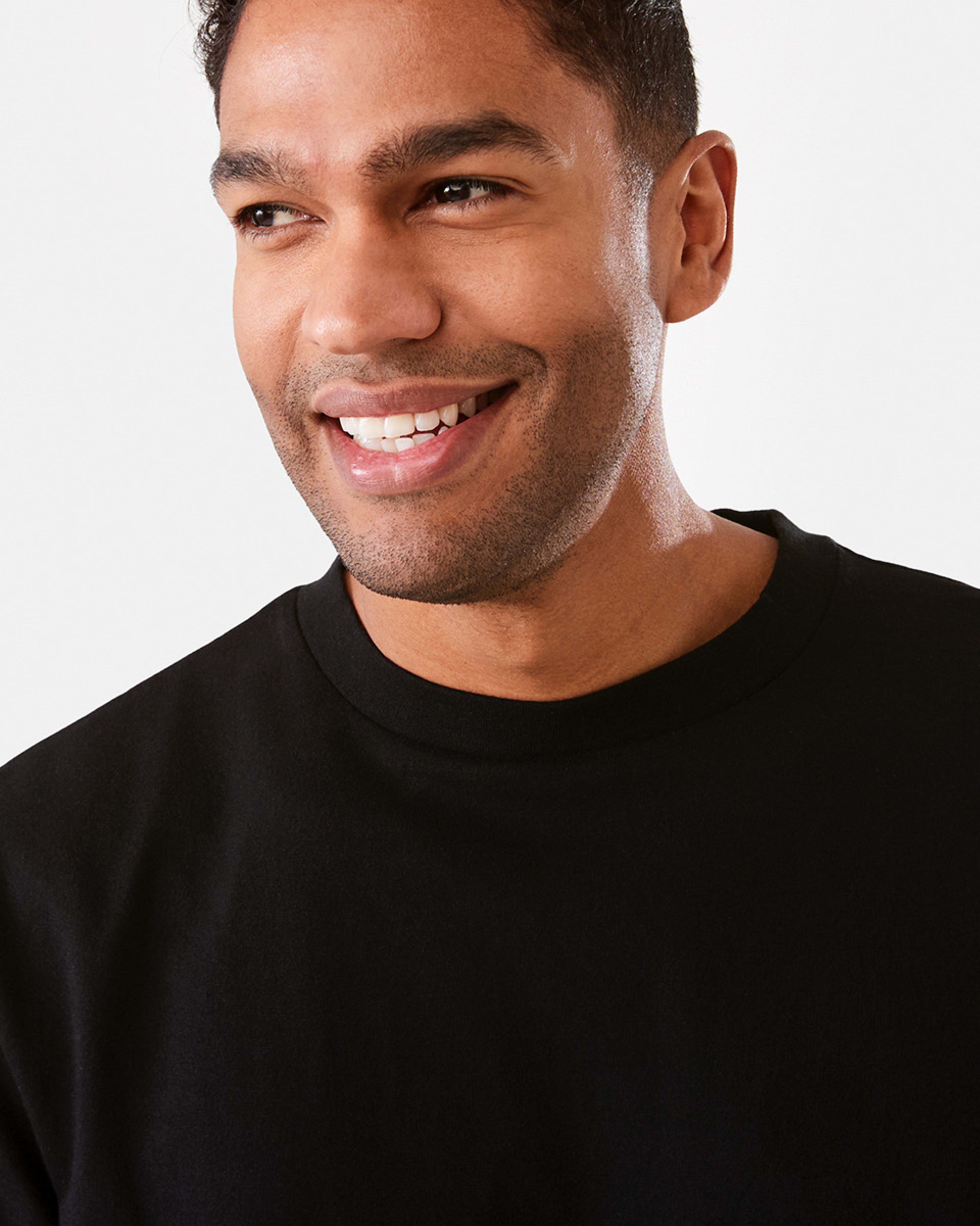 4 Oversized Heavyweight T-shirt Black, 4 of 6