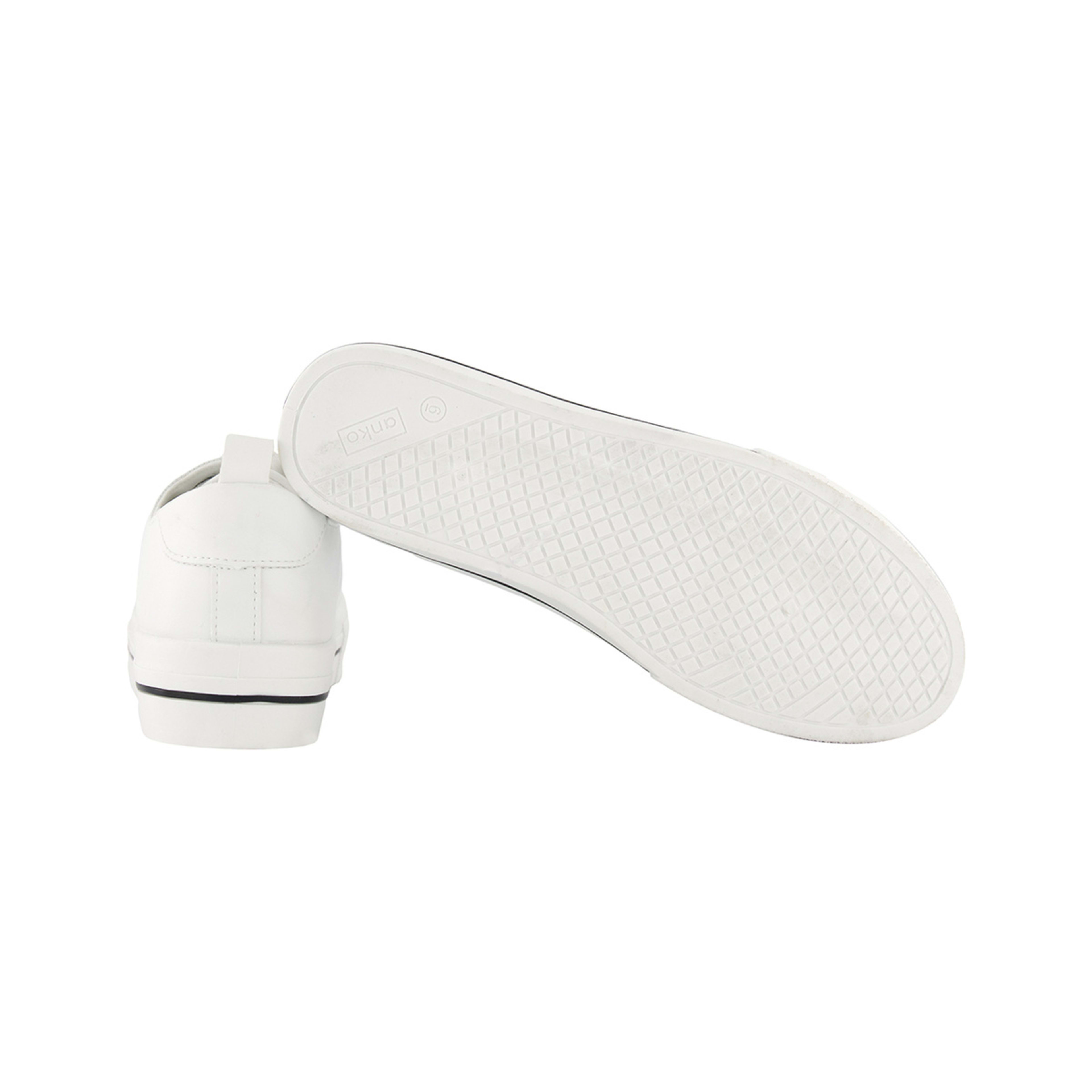 5 Platform Lace Up Sneakers White, 5 of 5