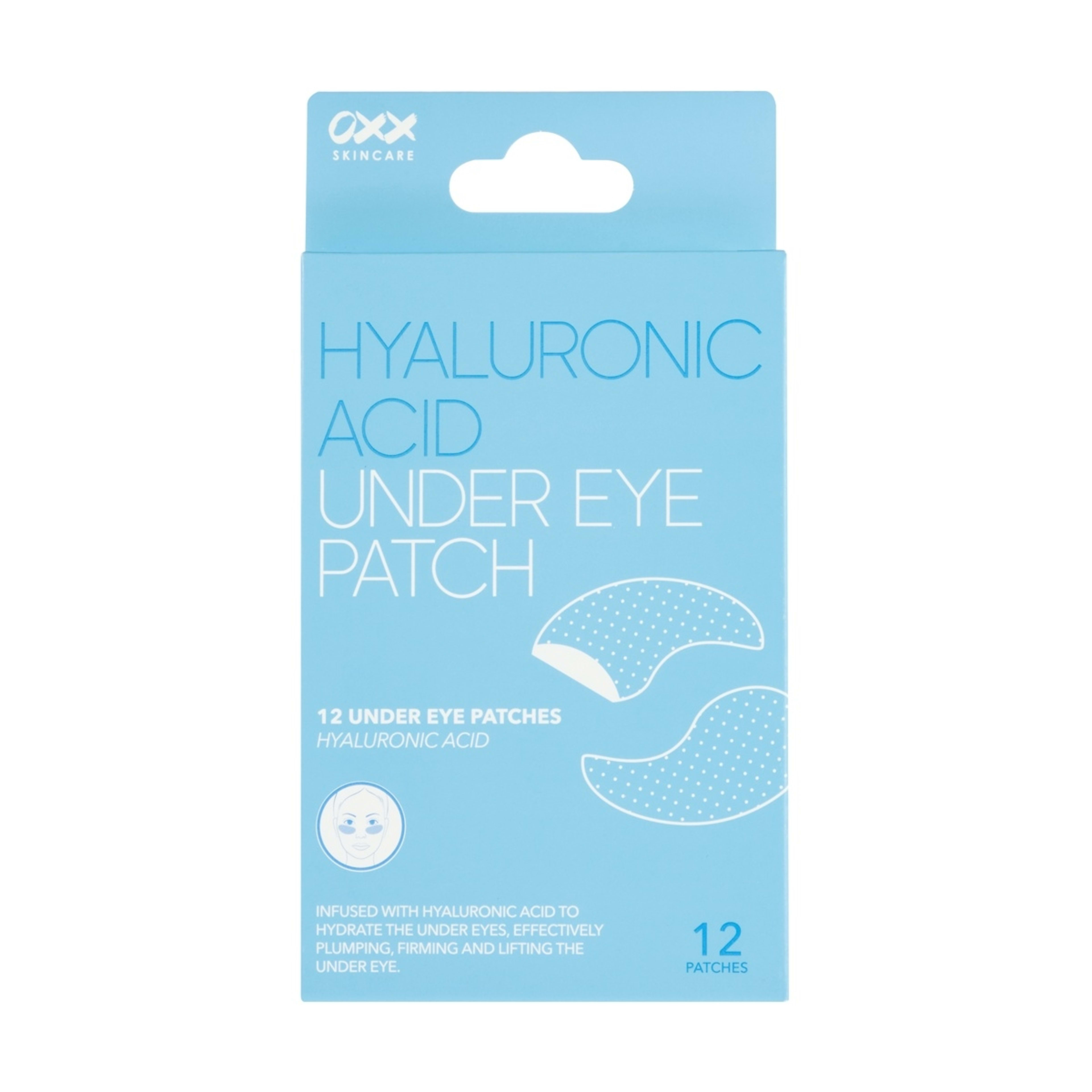 1 OXX Skincare 12 Piece Under Eye Patch - Hyaluronic Acid