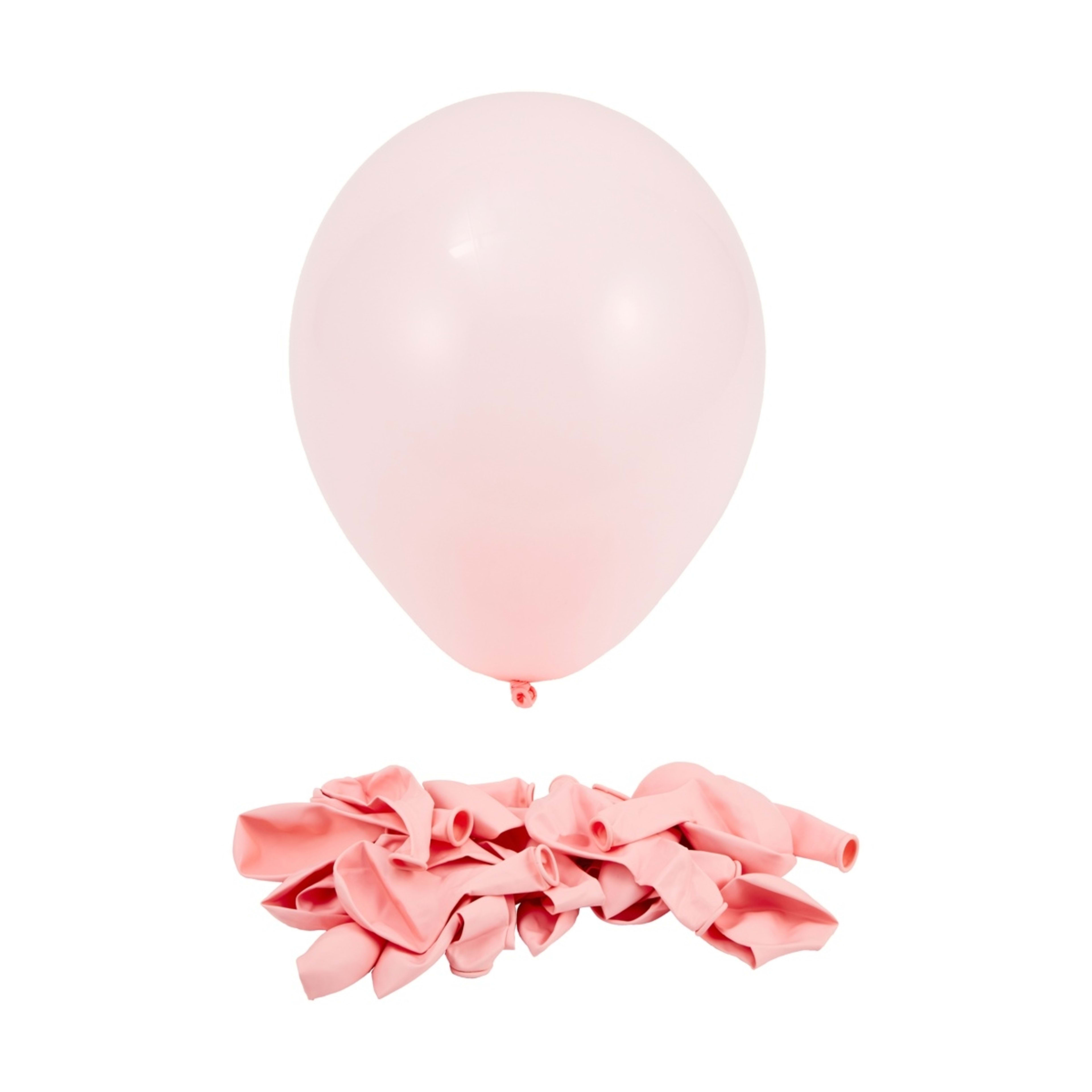 1 25 Piece Pastel Pink Balloons
