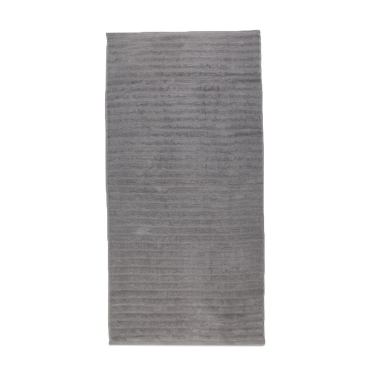 Thick Ribbed Australian Cotton Bath Towel - Silver - Kmart Nz