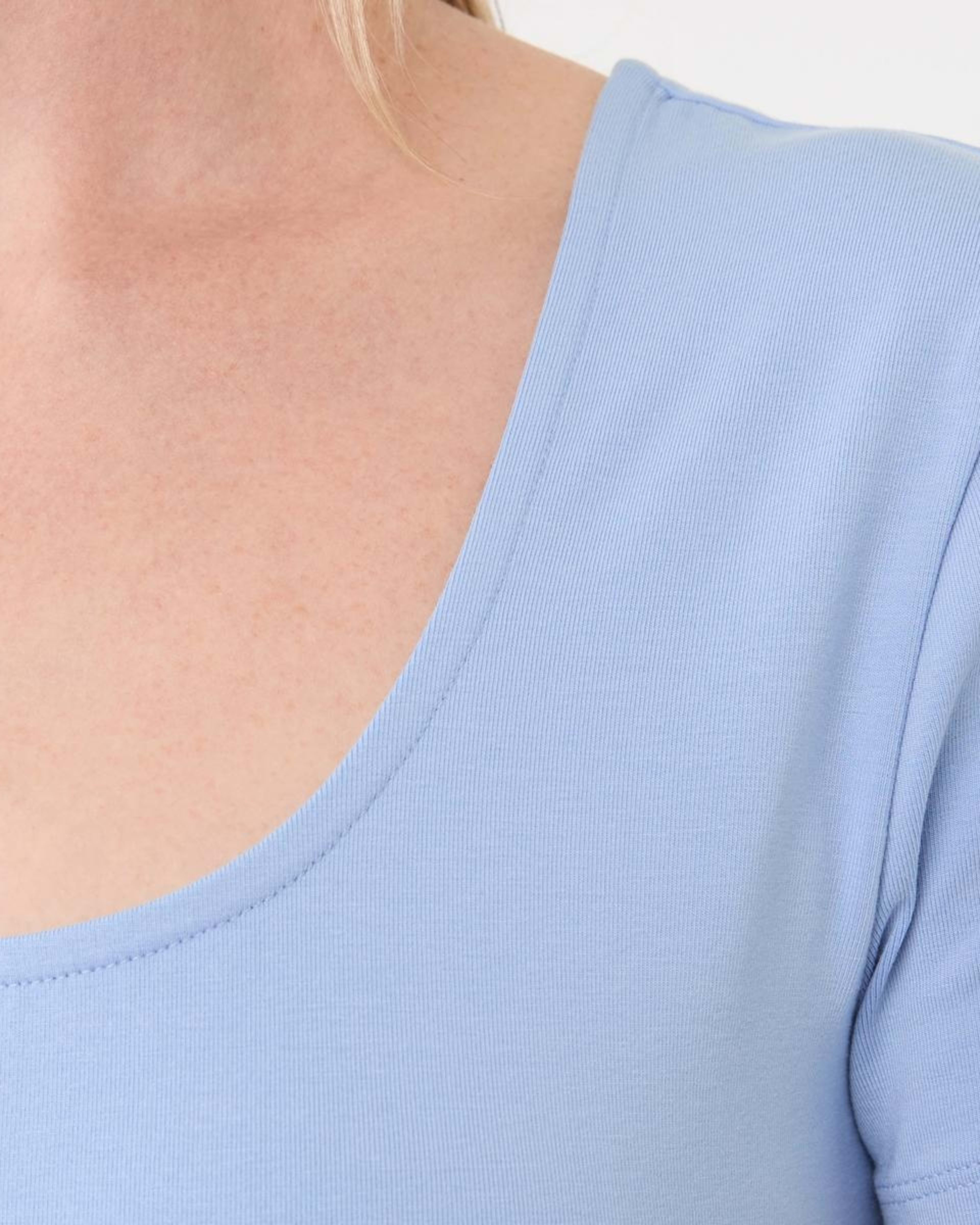 5 Short Sleeve Fitted T-shirt BRUNI BLUE, 5 of 5