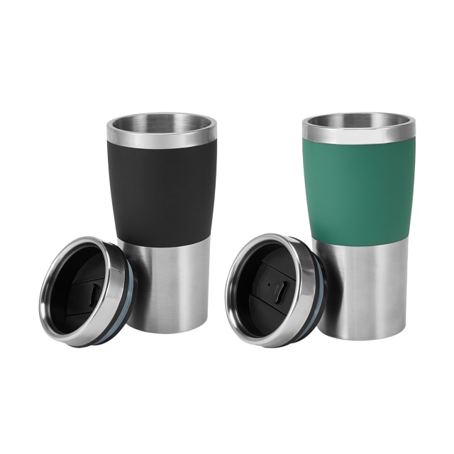 450ml Double Wall Travel Mug Assorted Kmart