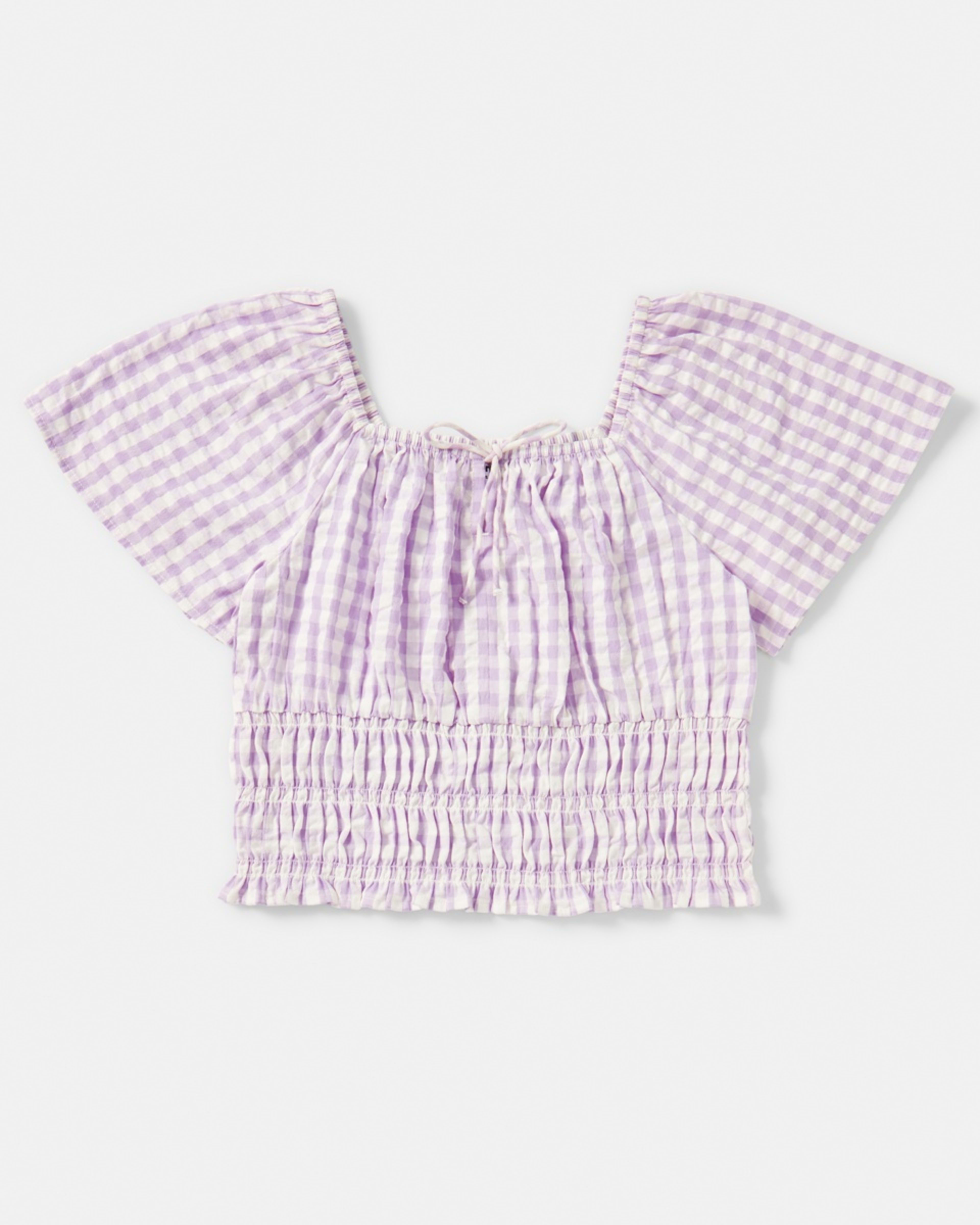 8 Flutter Sleeve Top Checks, 8 of 9