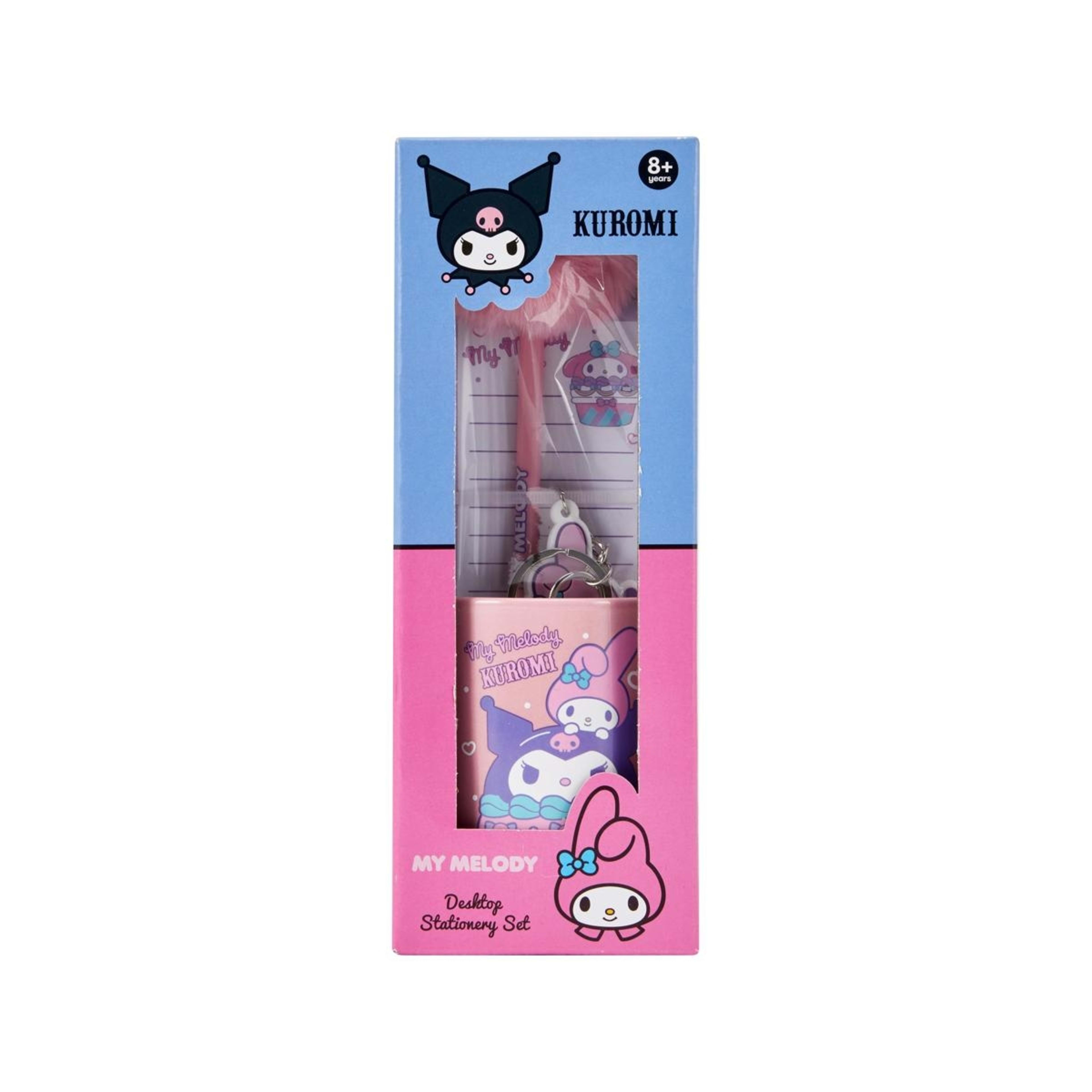 1 Kuromi and My Melody Desktop Stationery Set, 1 of 7