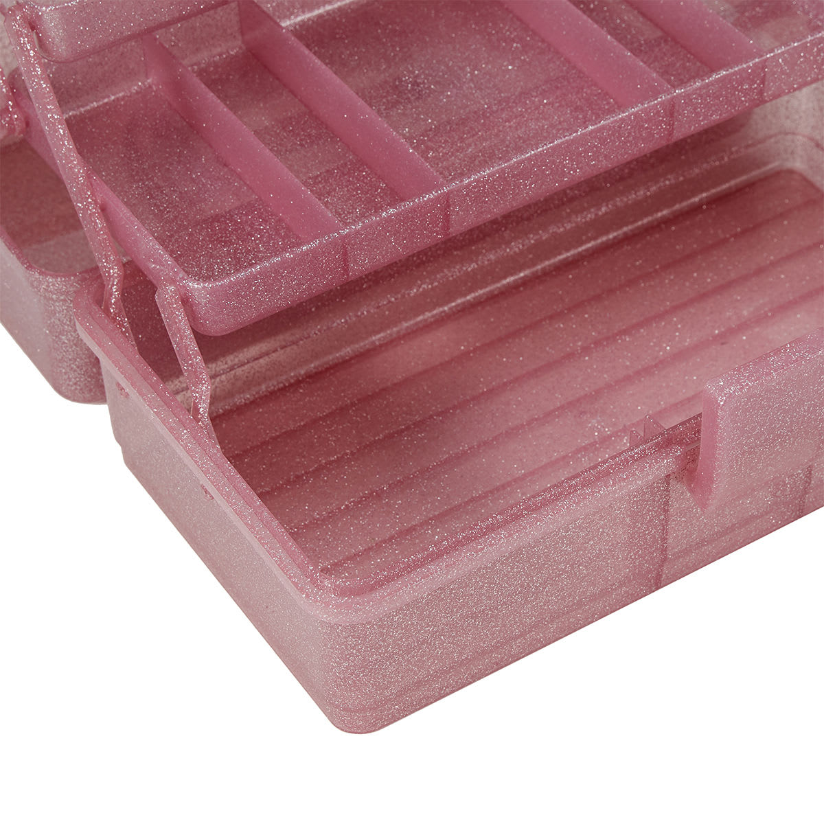 Craft Storage Caddy Glitter Pink Kmart