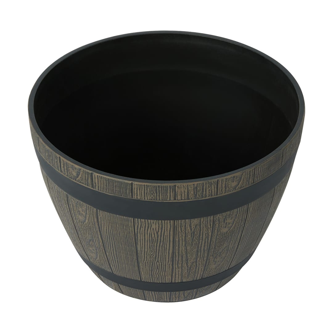 37.5cm Barrel Look Planter Kmart