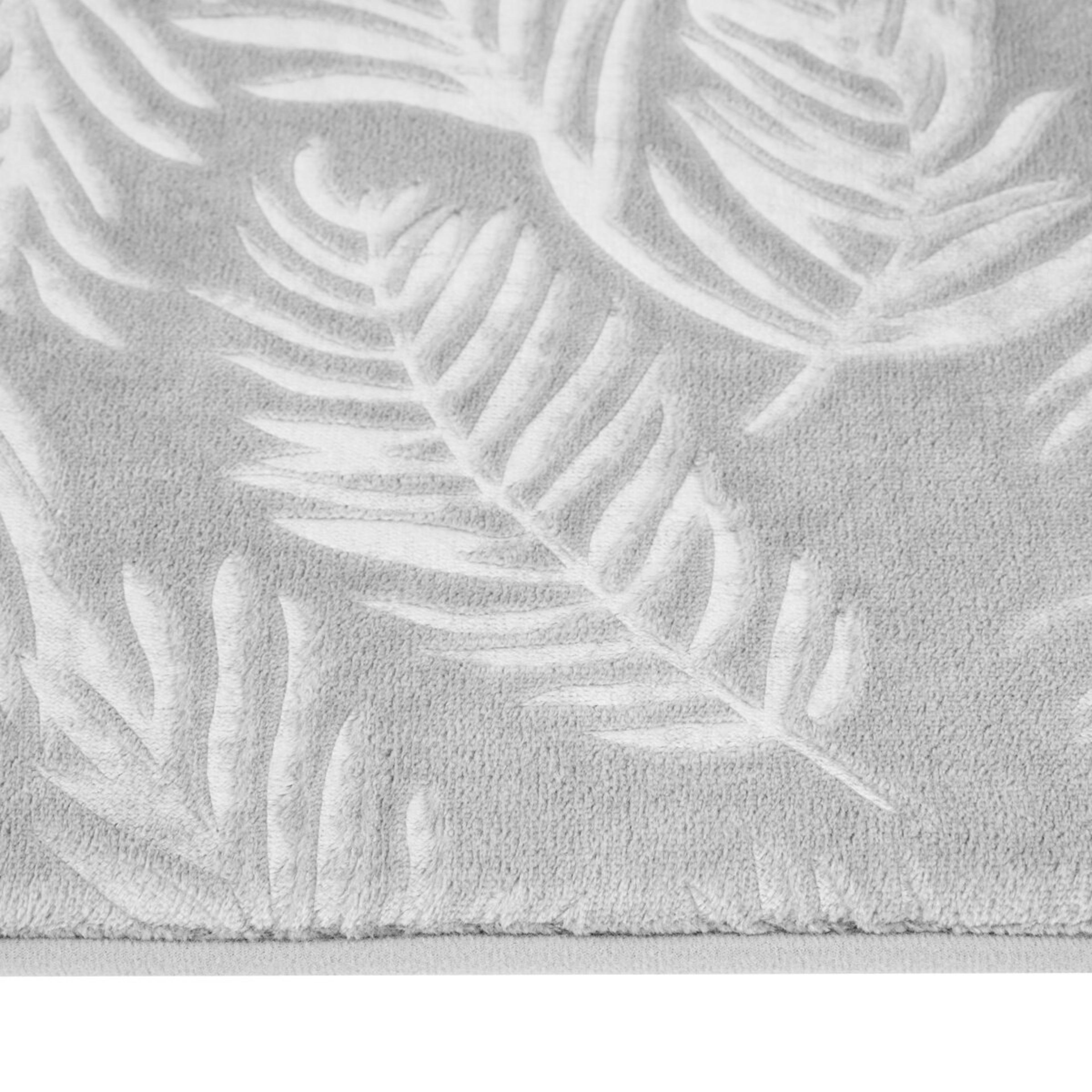 3 Memory Foam Bath Mat - Silver Leaf, 3 of 5