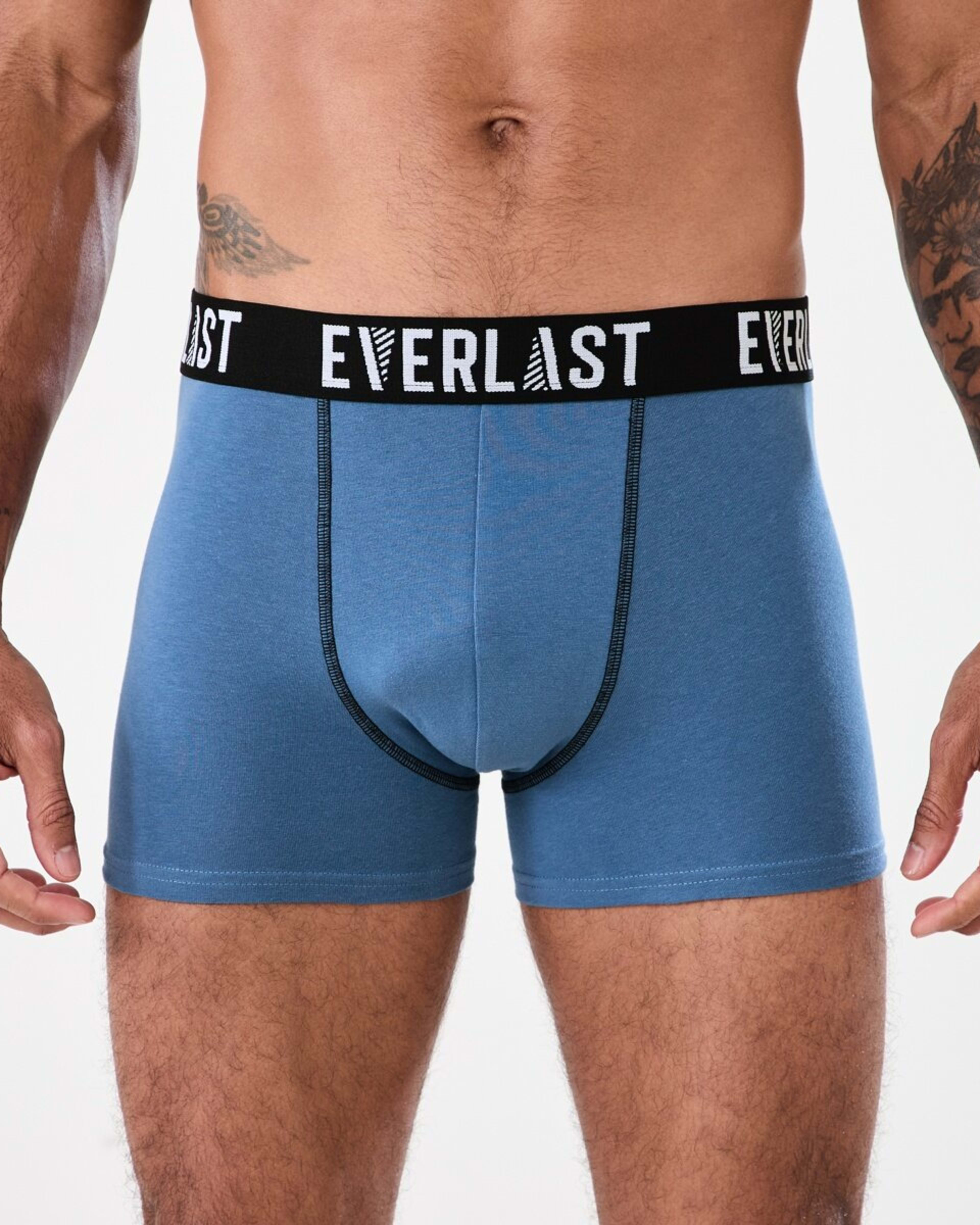 4 3 Pack Everlast Mens Workwear Trunks BLUE CAMO, 4 of 7