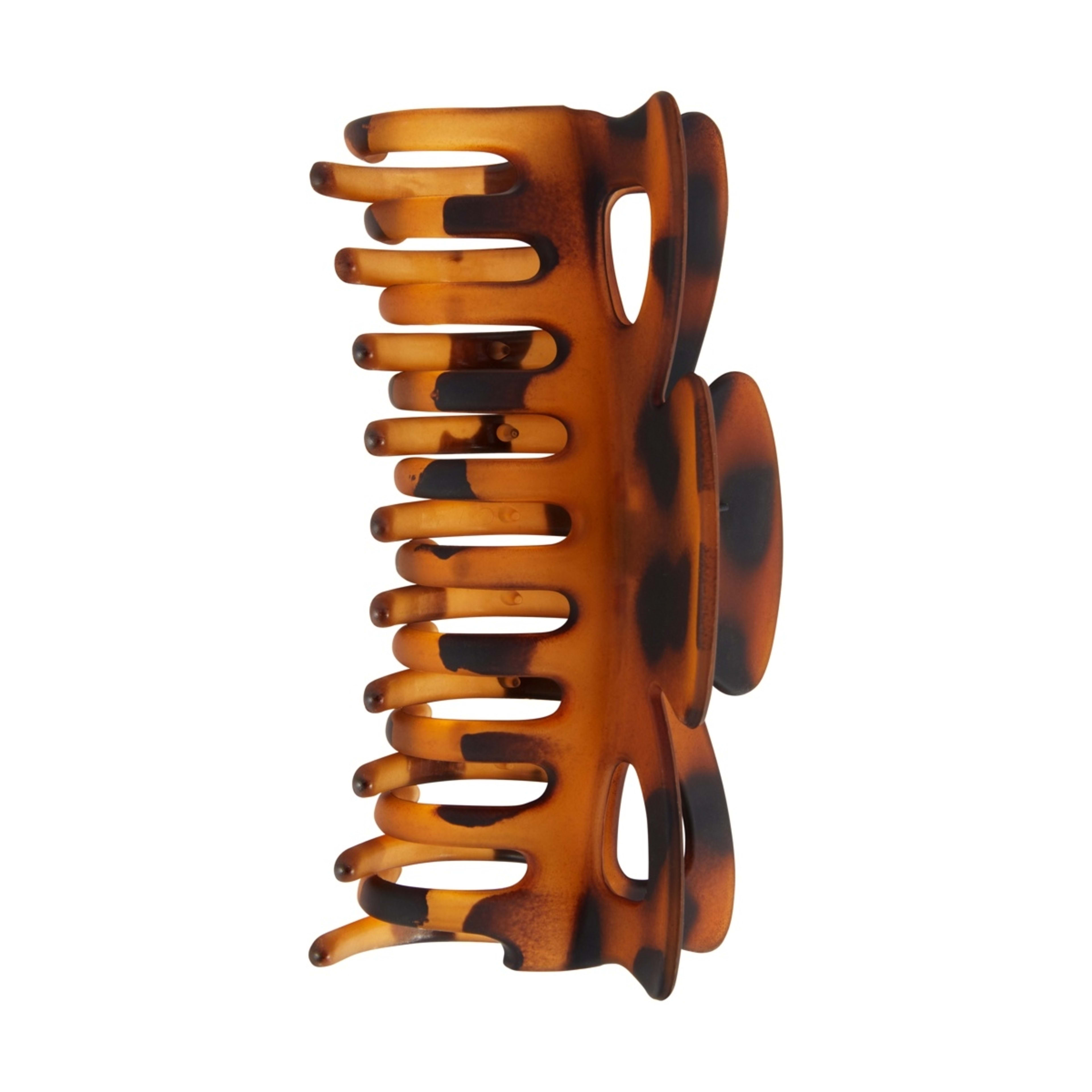 1 OXX Haircare Black and Brown Large Claw Hair Clip